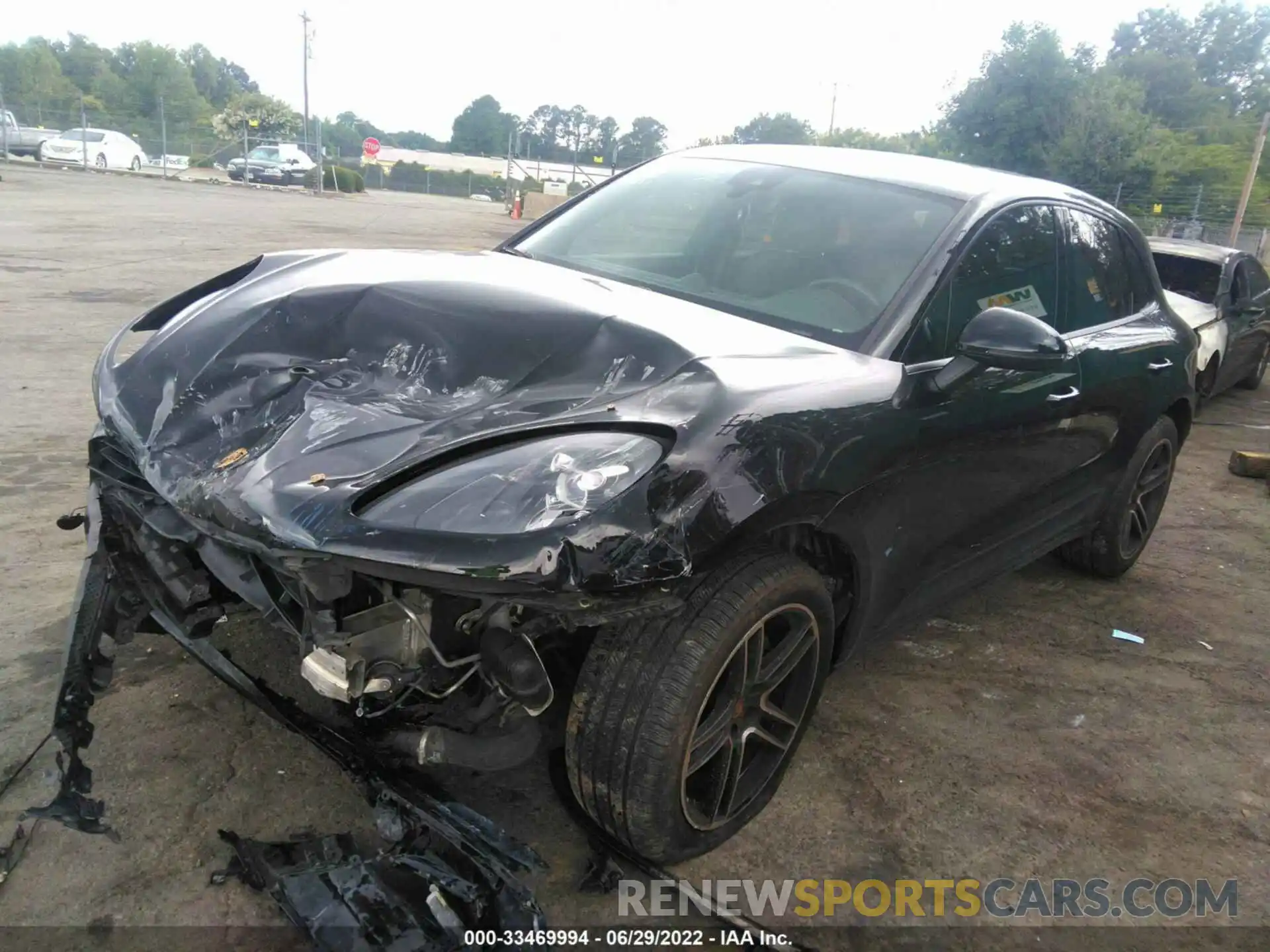 2 Photograph of a damaged car WP1AA2A5XKLB04339 PORSCHE MACAN 2019