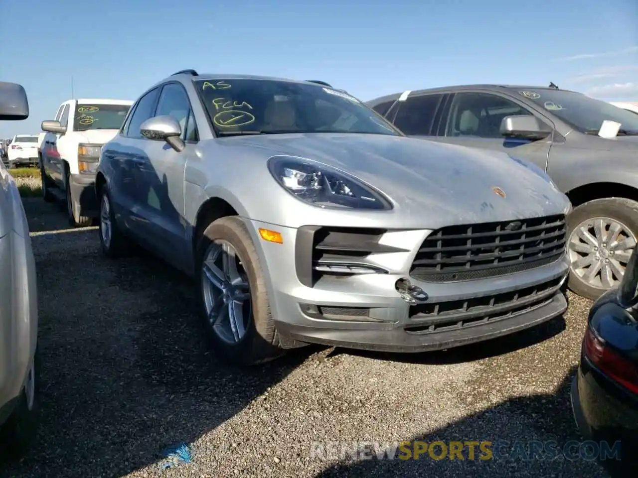 1 Photograph of a damaged car WP1AA2A5XKLB06284 PORSCHE MACAN 2019