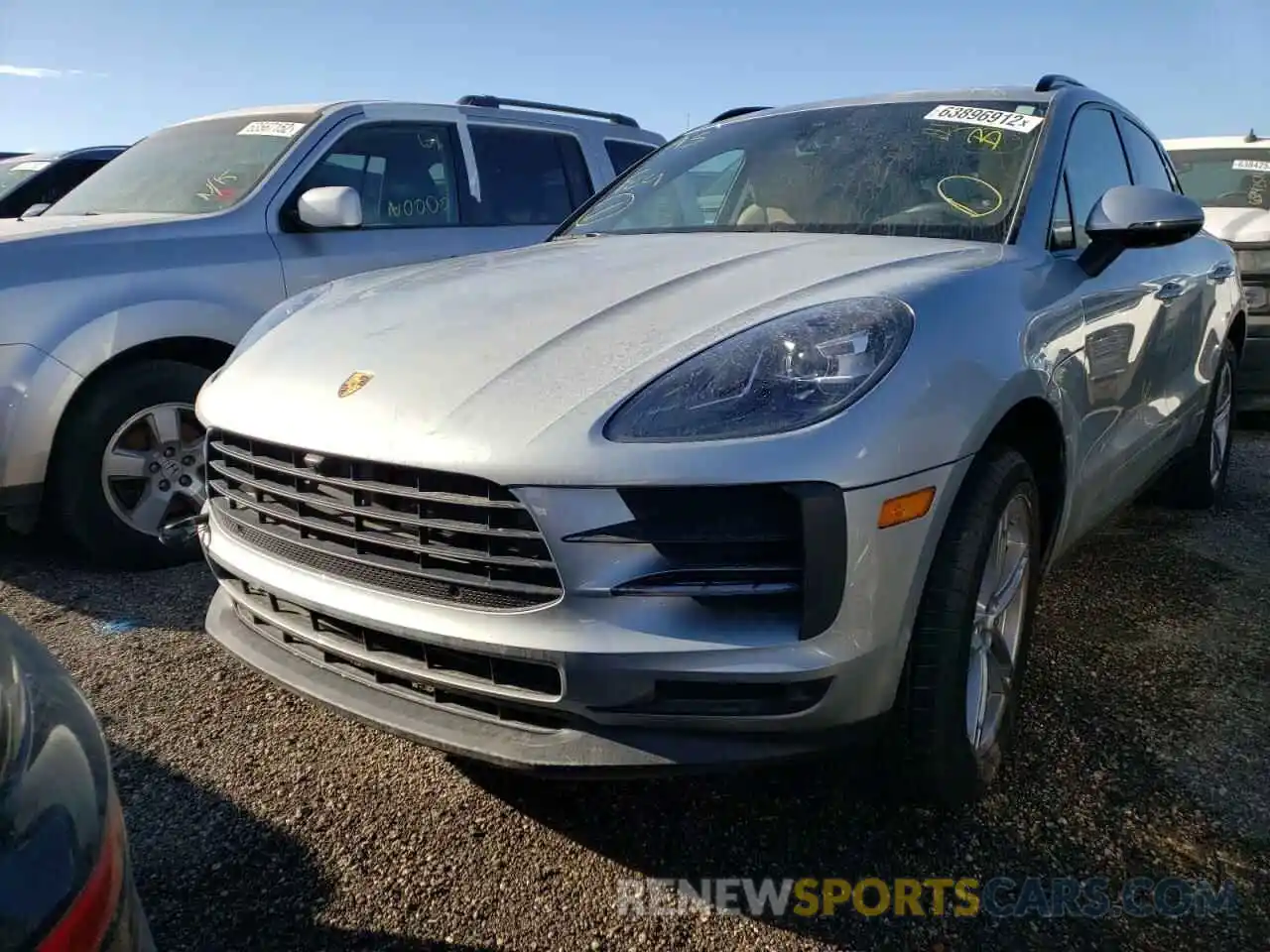 2 Photograph of a damaged car WP1AA2A5XKLB06284 PORSCHE MACAN 2019