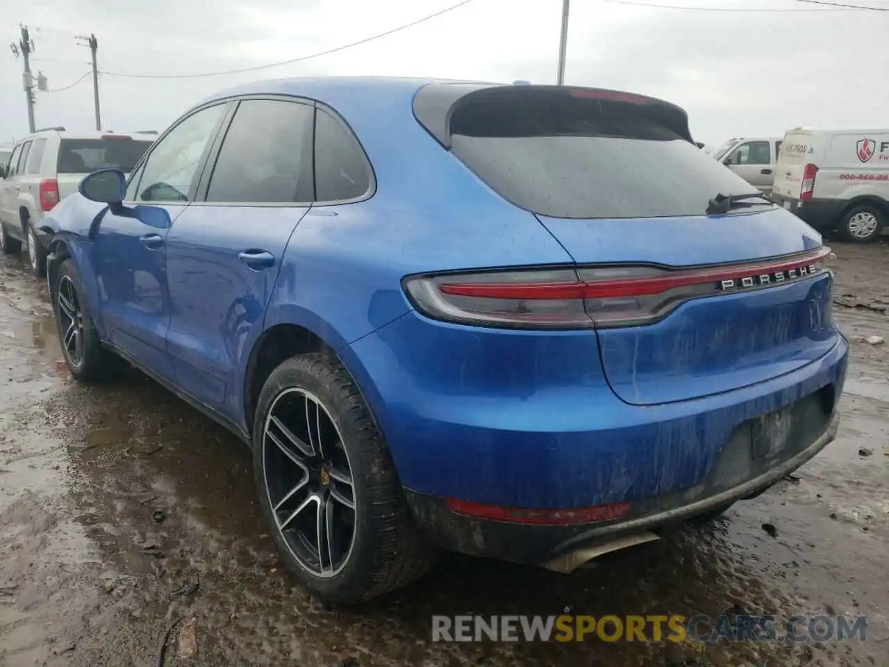 3 Фотография поврежденного автомобиля WP1AA2A5XKLB07208 PORSCHE MACAN 2019