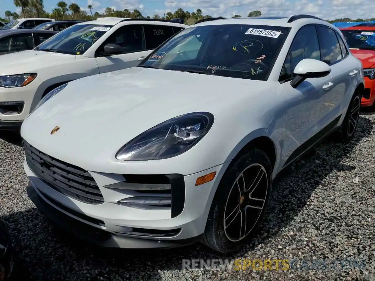 2 Фотография поврежденного автомобиля WP1AB2A51KLB31040 PORSCHE MACAN 2019