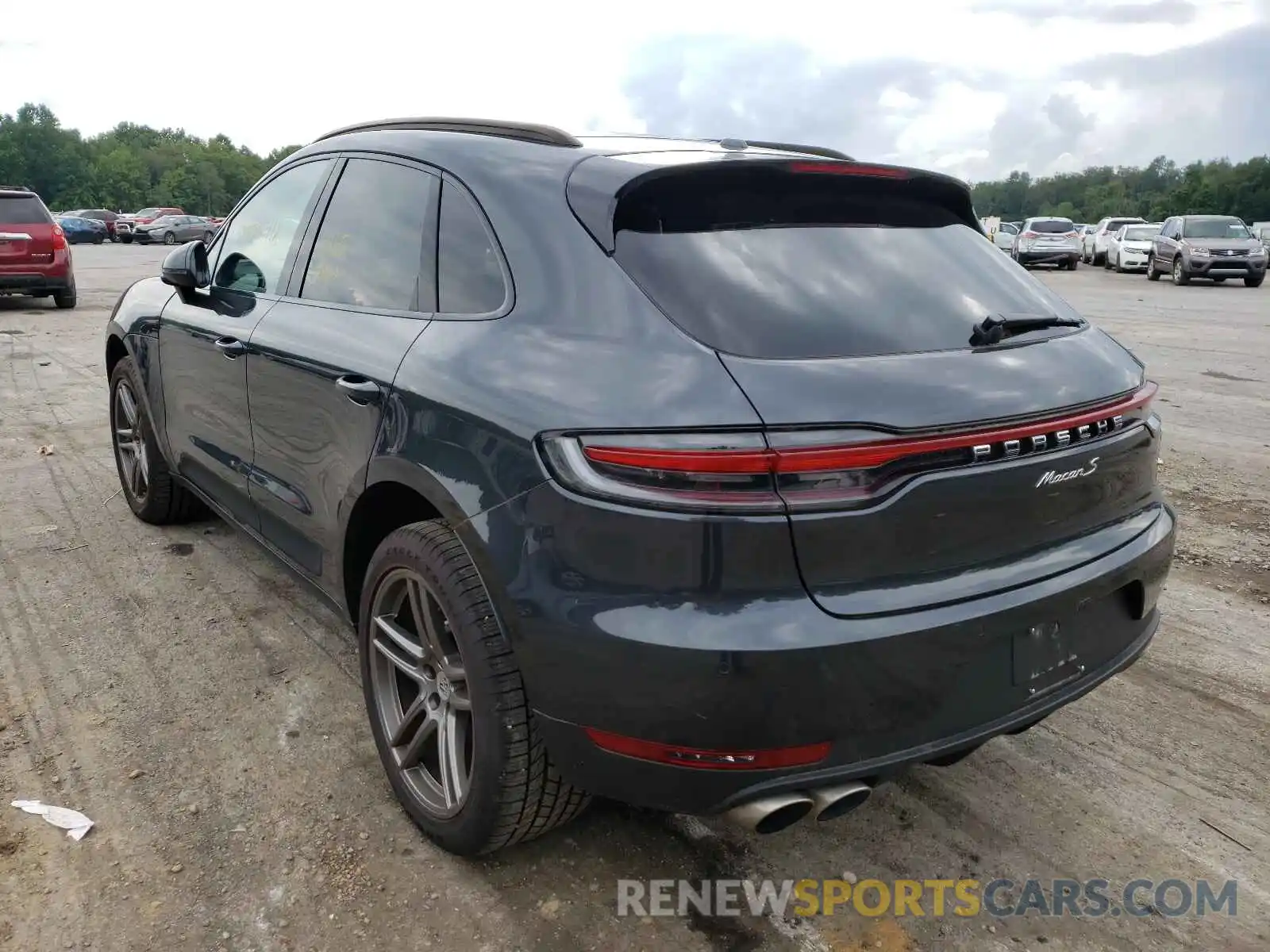 3 Фотография поврежденного автомобиля WP1AB2A51KLB33452 PORSCHE MACAN 2019