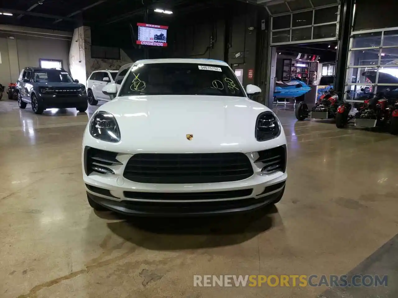 2 Photograph of a damaged car WP1AB2A52KLB33282 PORSCHE MACAN 2019