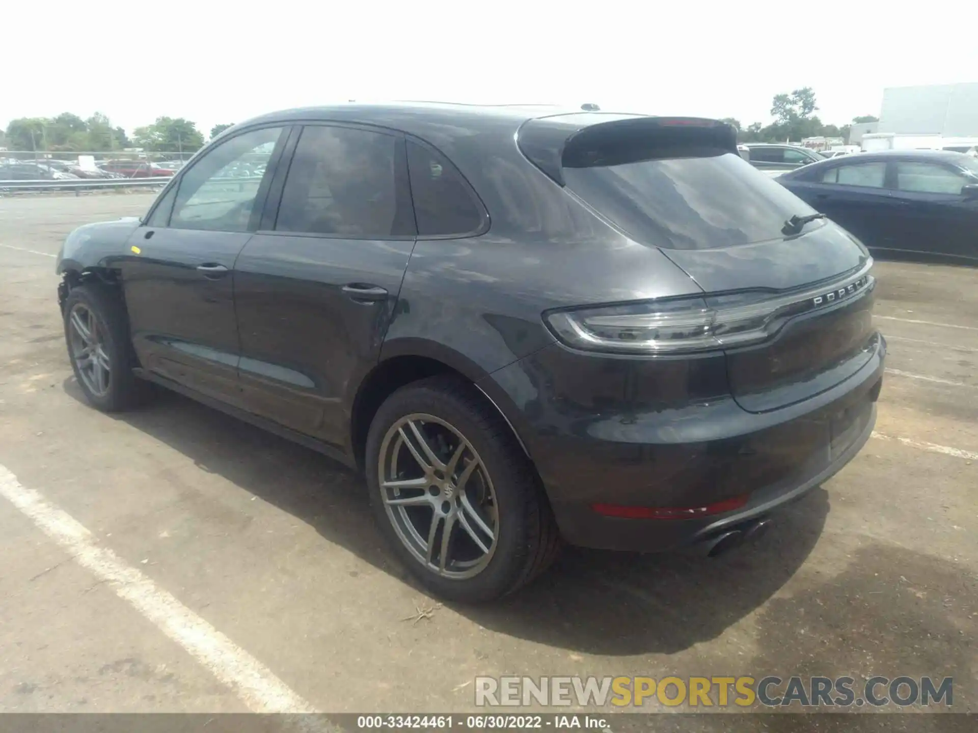 3 Photograph of a damaged car WP1AB2A52KLB33640 PORSCHE MACAN 2019