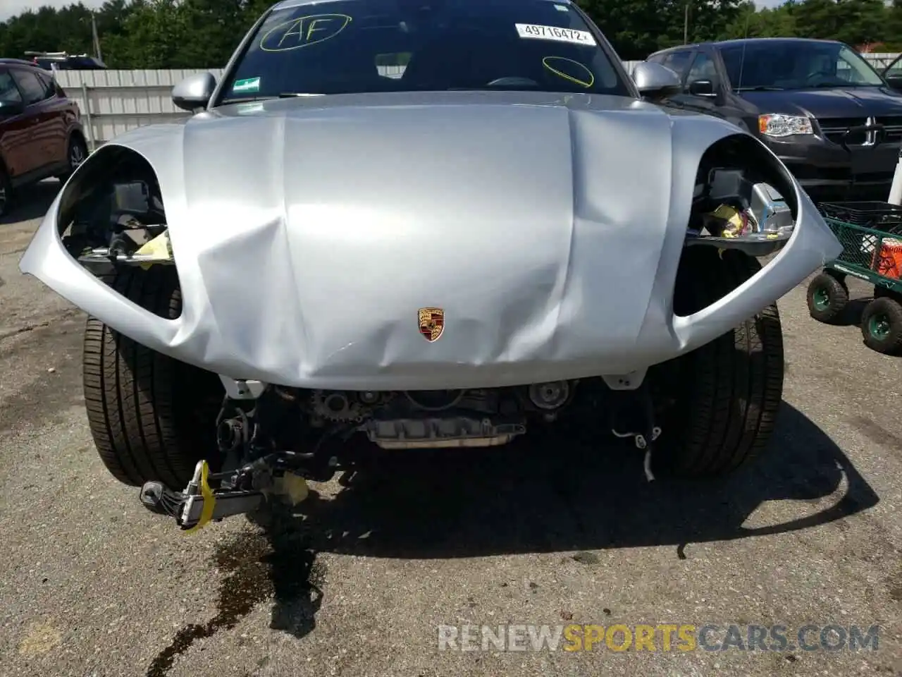 9 Photograph of a damaged car WP1AB2A52KLB33766 PORSCHE MACAN 2019