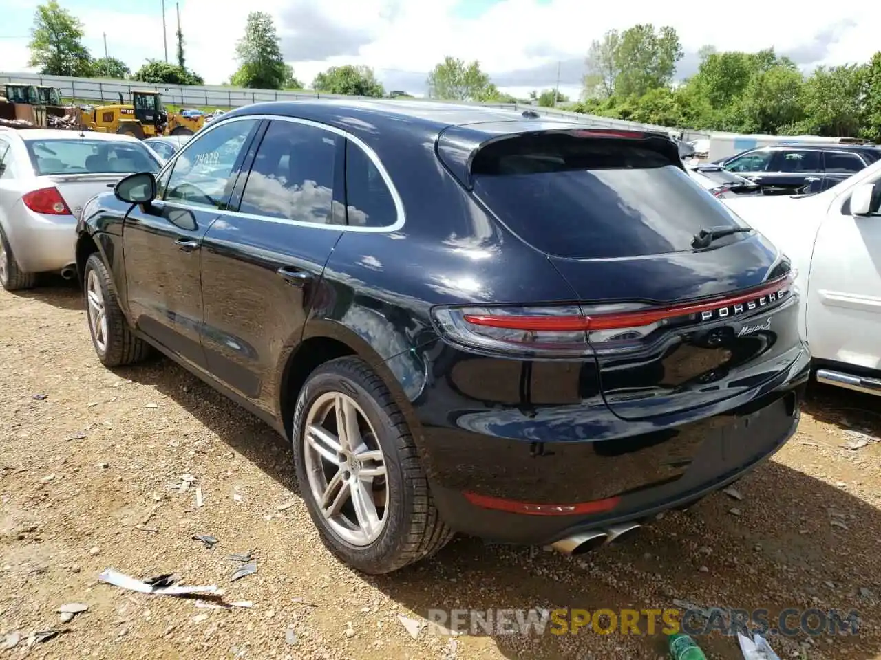 3 Фотография поврежденного автомобиля WP1AB2A53KLB31508 PORSCHE MACAN 2019