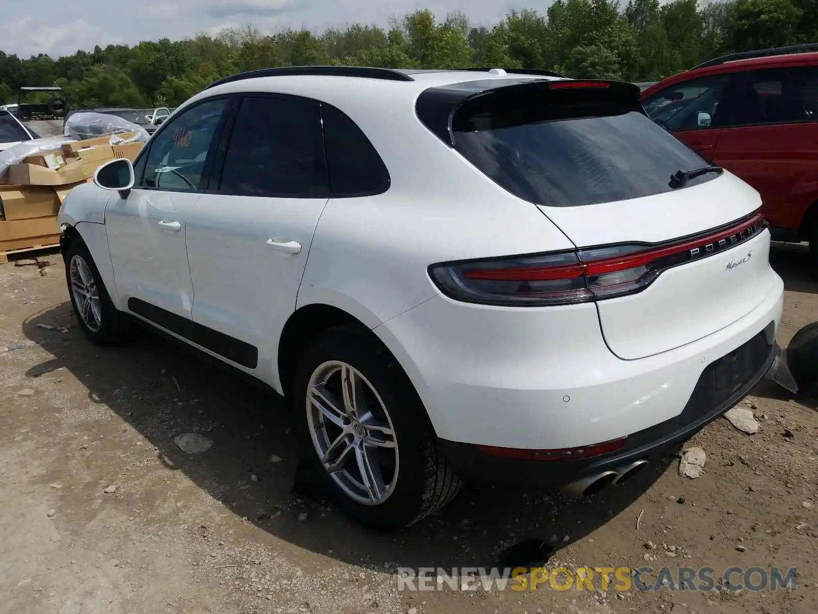 3 Photograph of a damaged car WP1AB2A53KLB32335 PORSCHE MACAN 2019