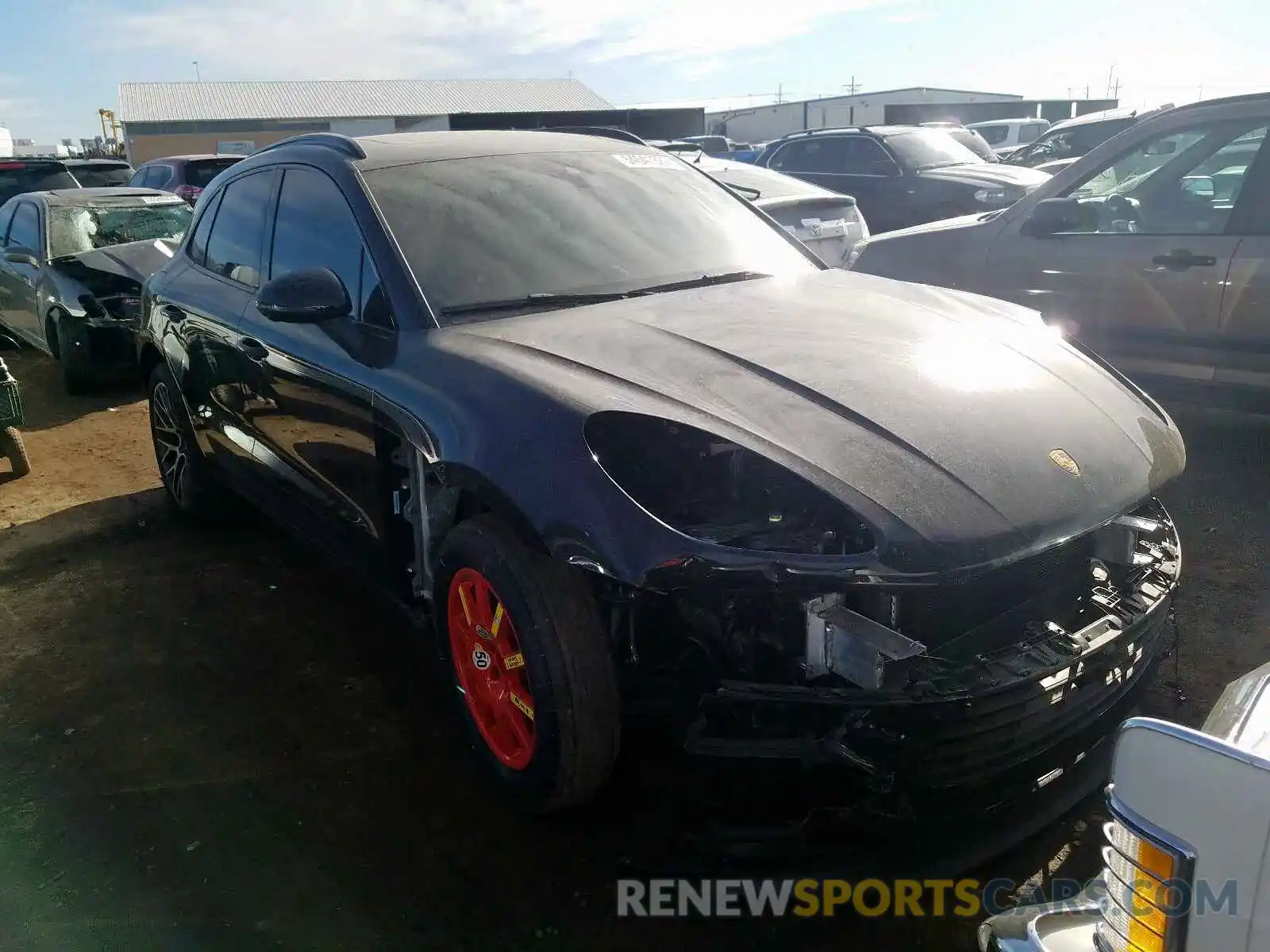 1 Photograph of a damaged car WP1AB2A53KLB33629 PORSCHE MACAN 2019