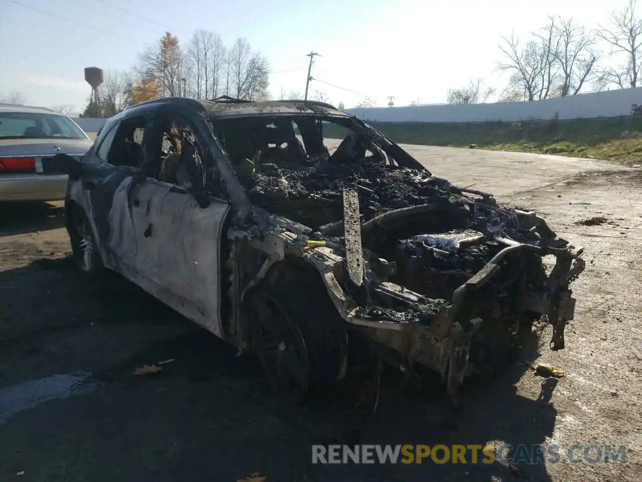 1 Photograph of a damaged car WP1AB2A53KLB34103 PORSCHE MACAN 2019