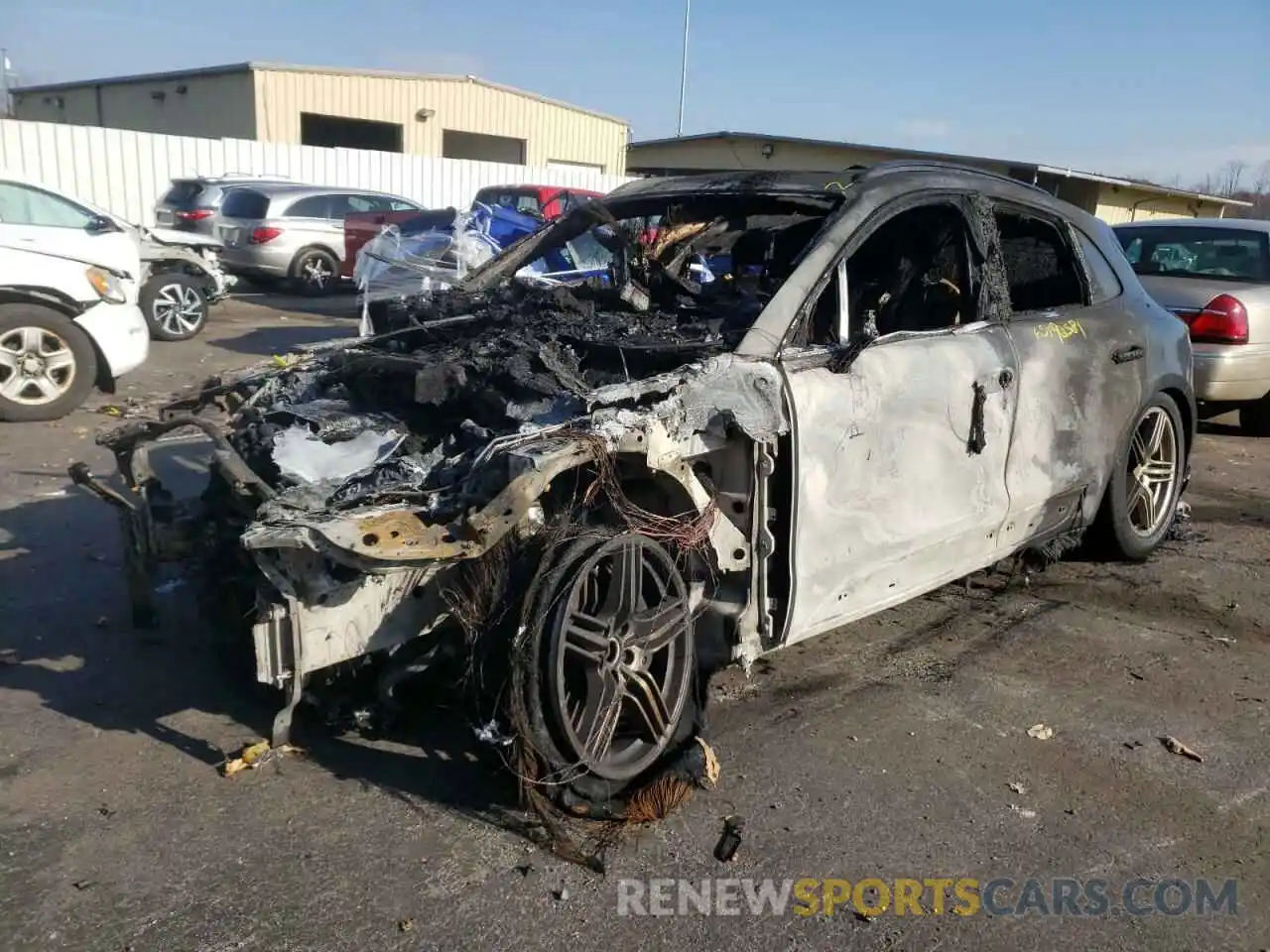 2 Photograph of a damaged car WP1AB2A53KLB34103 PORSCHE MACAN 2019