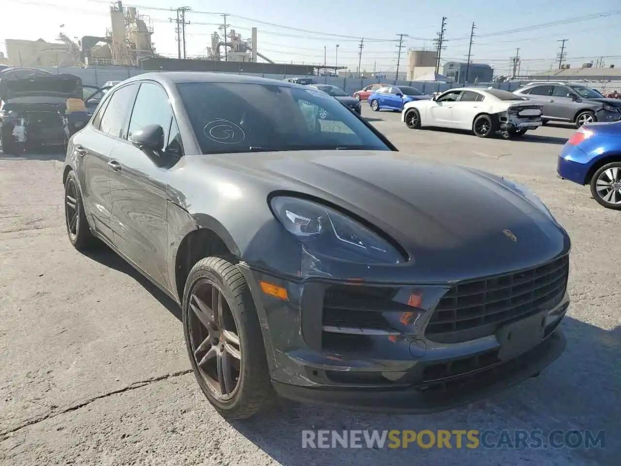 1 Фотография поврежденного автомобиля WP1AB2A54KLB34370 PORSCHE MACAN 2019