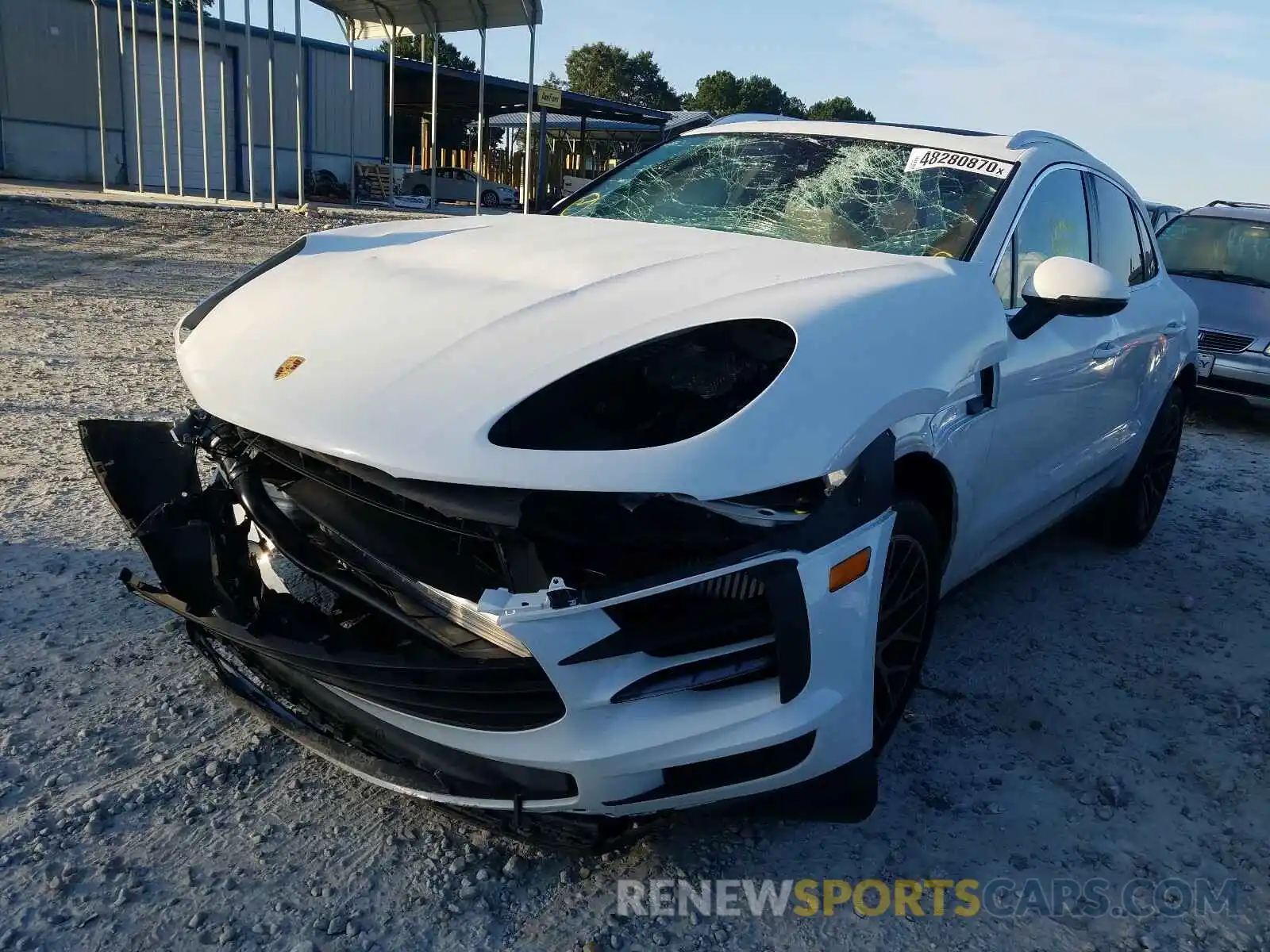 2 Photograph of a damaged car WP1AB2A54KLB34577 PORSCHE MACAN 2019