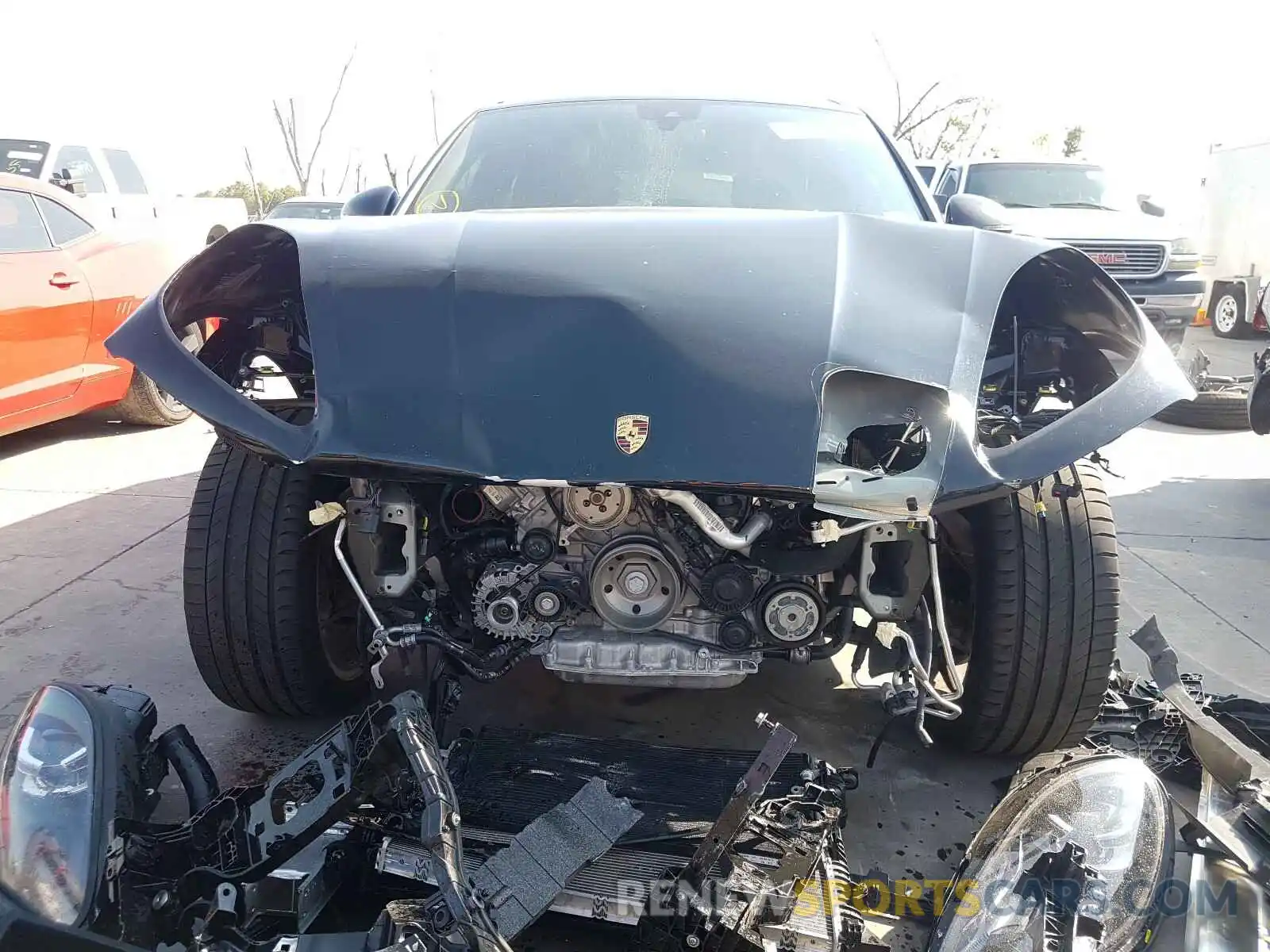 9 Photograph of a damaged car WP1AB2A55KLB33468 PORSCHE MACAN 2019