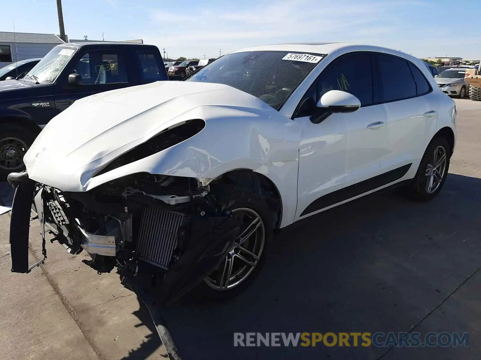 2 Photograph of a damaged car WP1AB2A55KLB34037 PORSCHE MACAN 2019