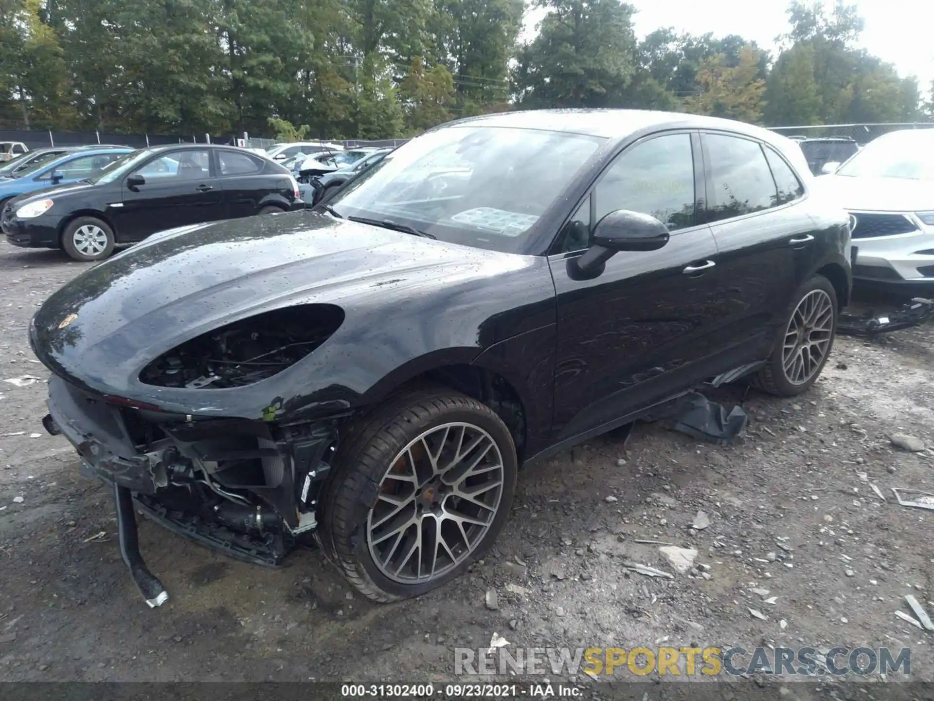 2 Photograph of a damaged car WP1AB2A56KLB30756 PORSCHE MACAN 2019