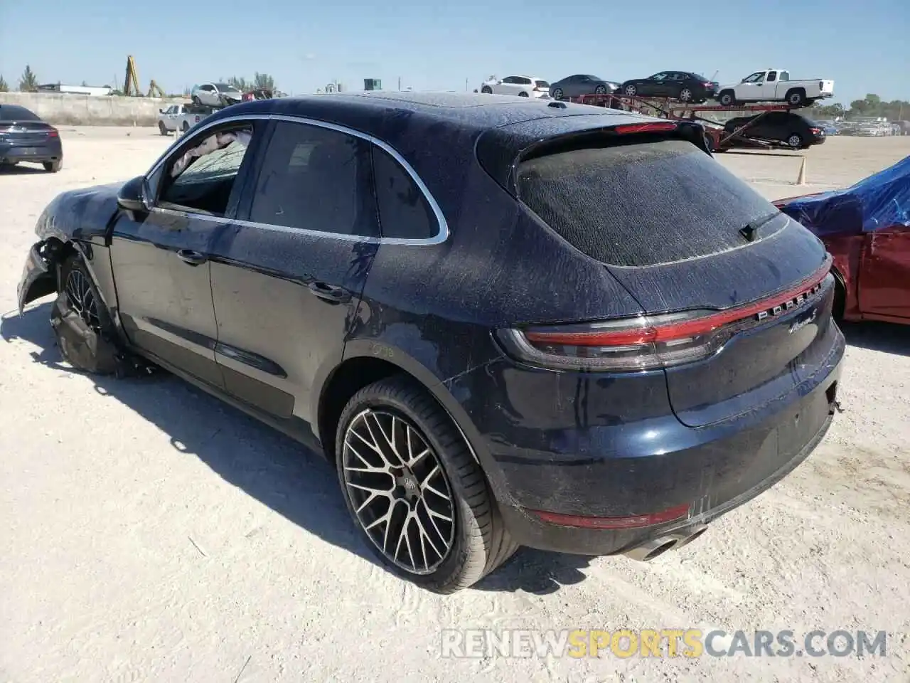 3 Photograph of a damaged car WP1AB2A56KLB32488 PORSCHE MACAN 2019