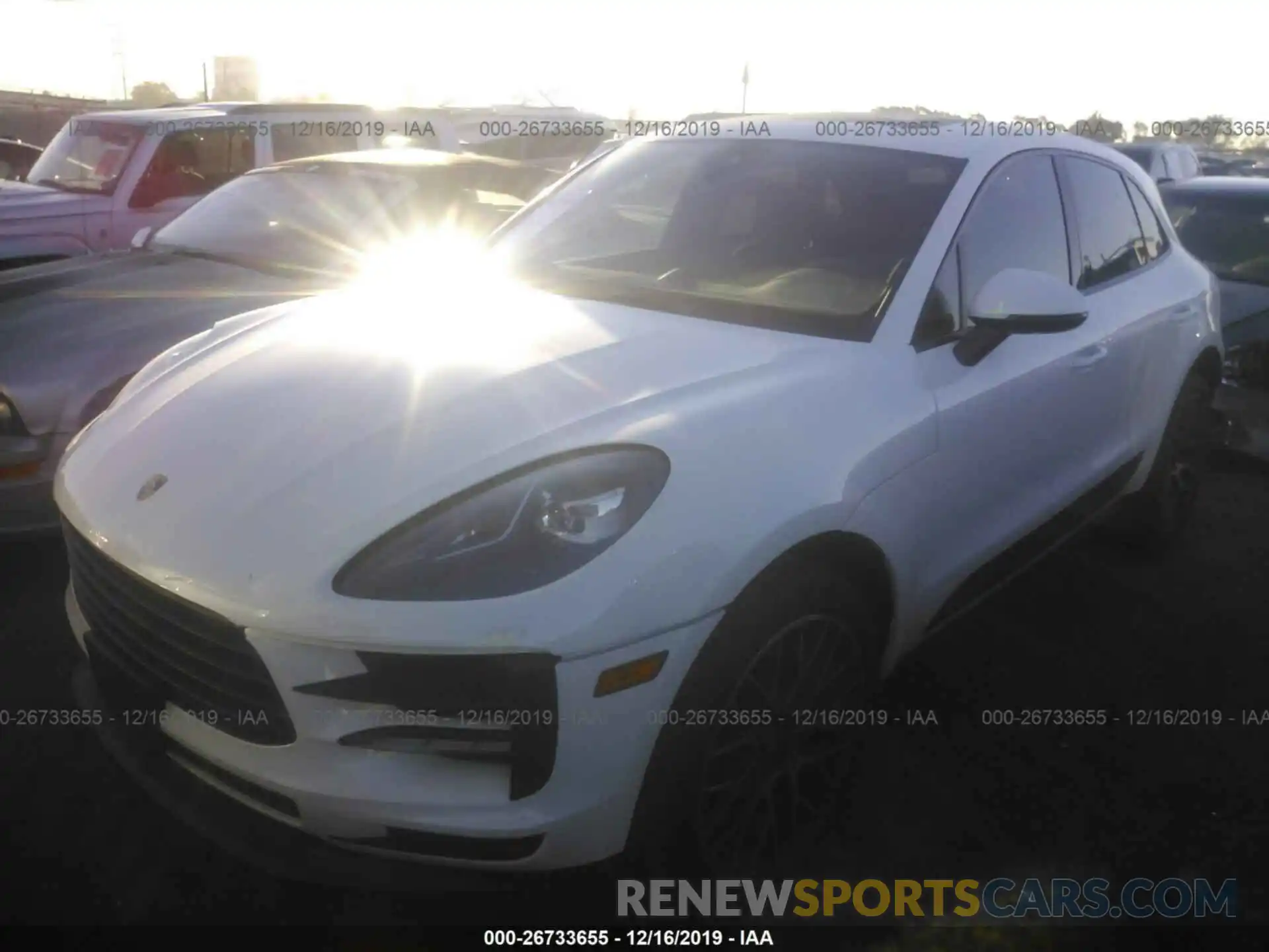 2 Photograph of a damaged car WP1AB2A56KLB33981 PORSCHE MACAN 2019