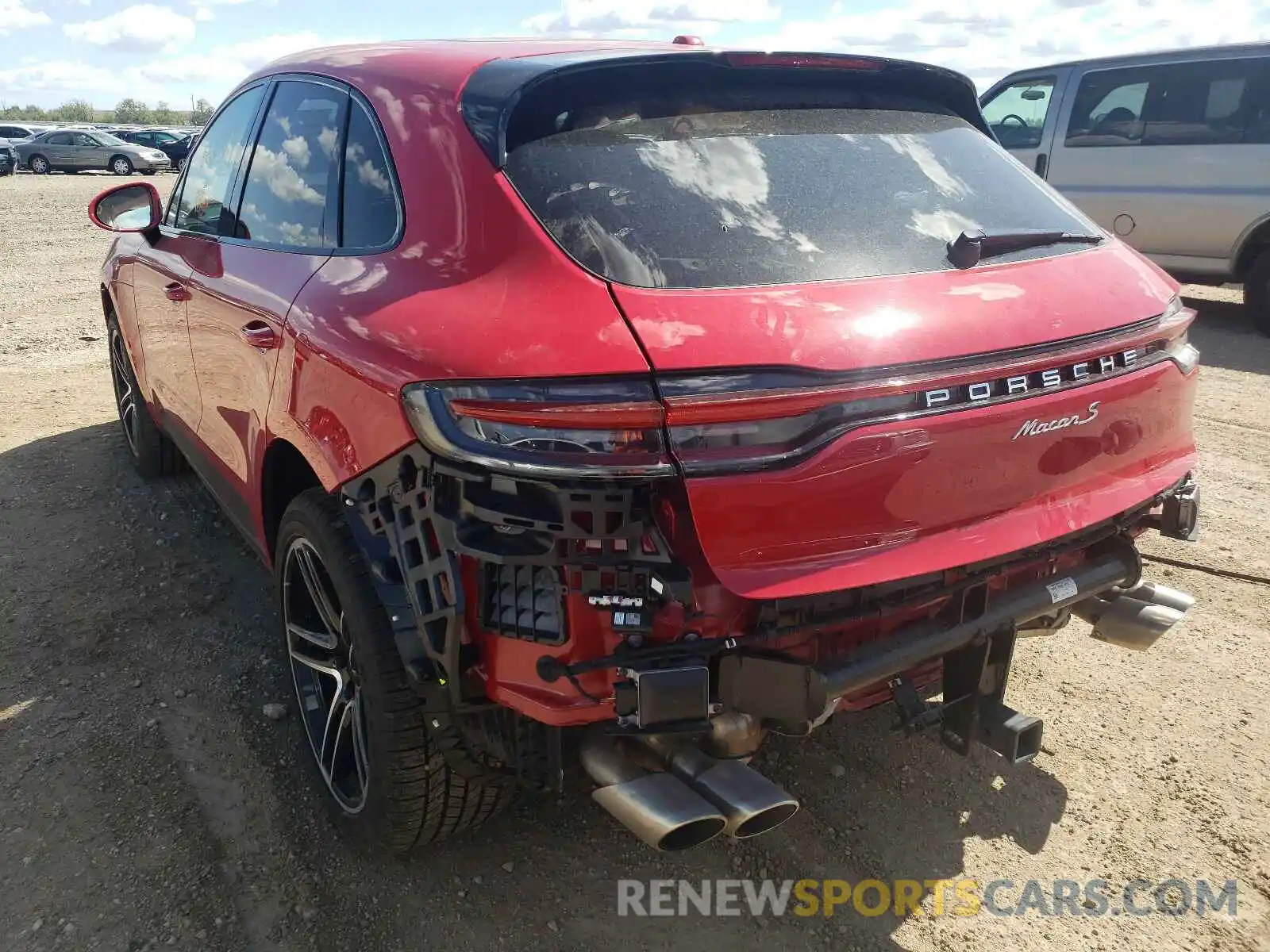 3 Photograph of a damaged car WP1AB2A57KLB32578 PORSCHE MACAN 2019