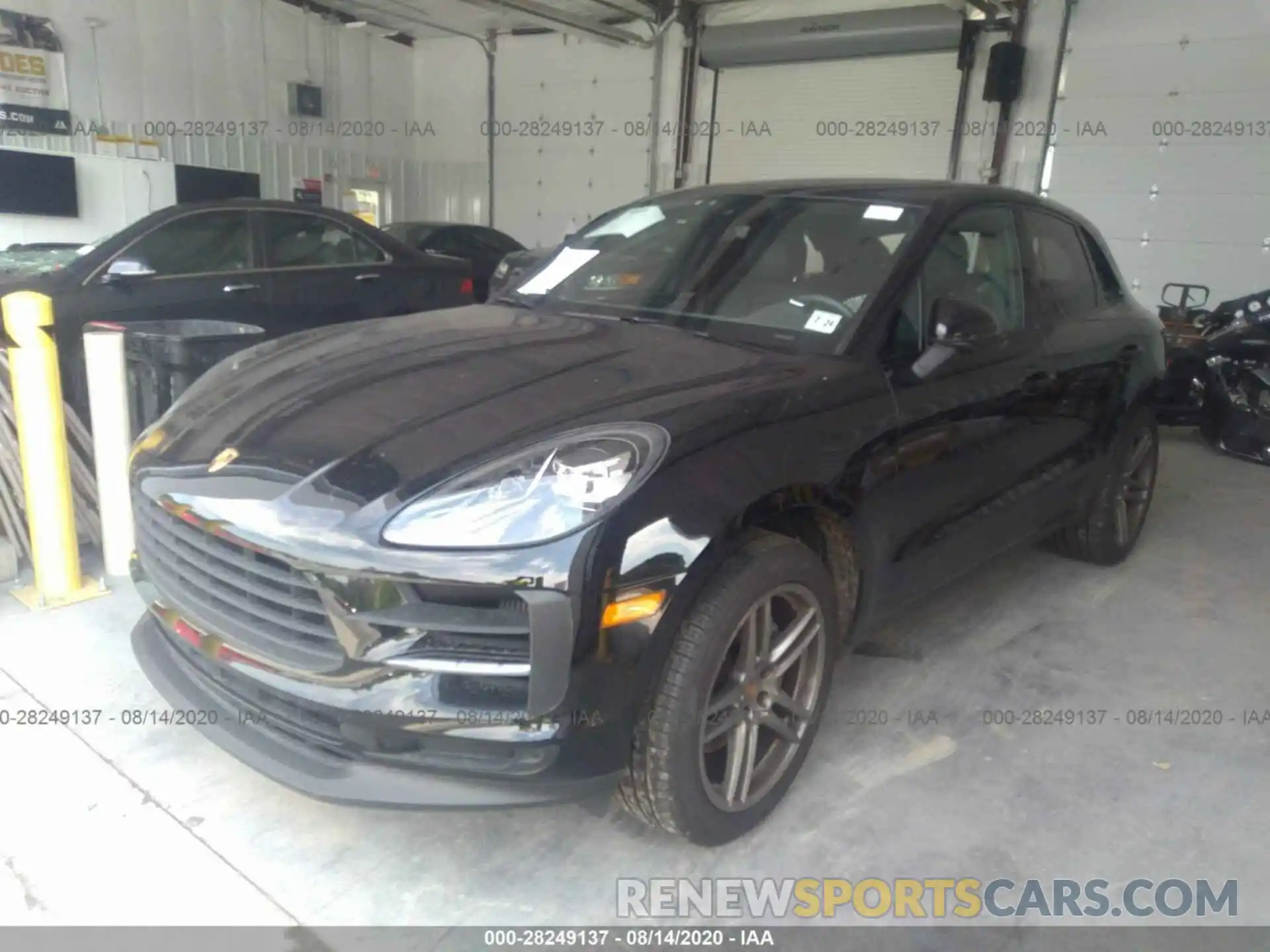 2 Photograph of a damaged car WP1AB2A57KLB33231 PORSCHE MACAN 2019