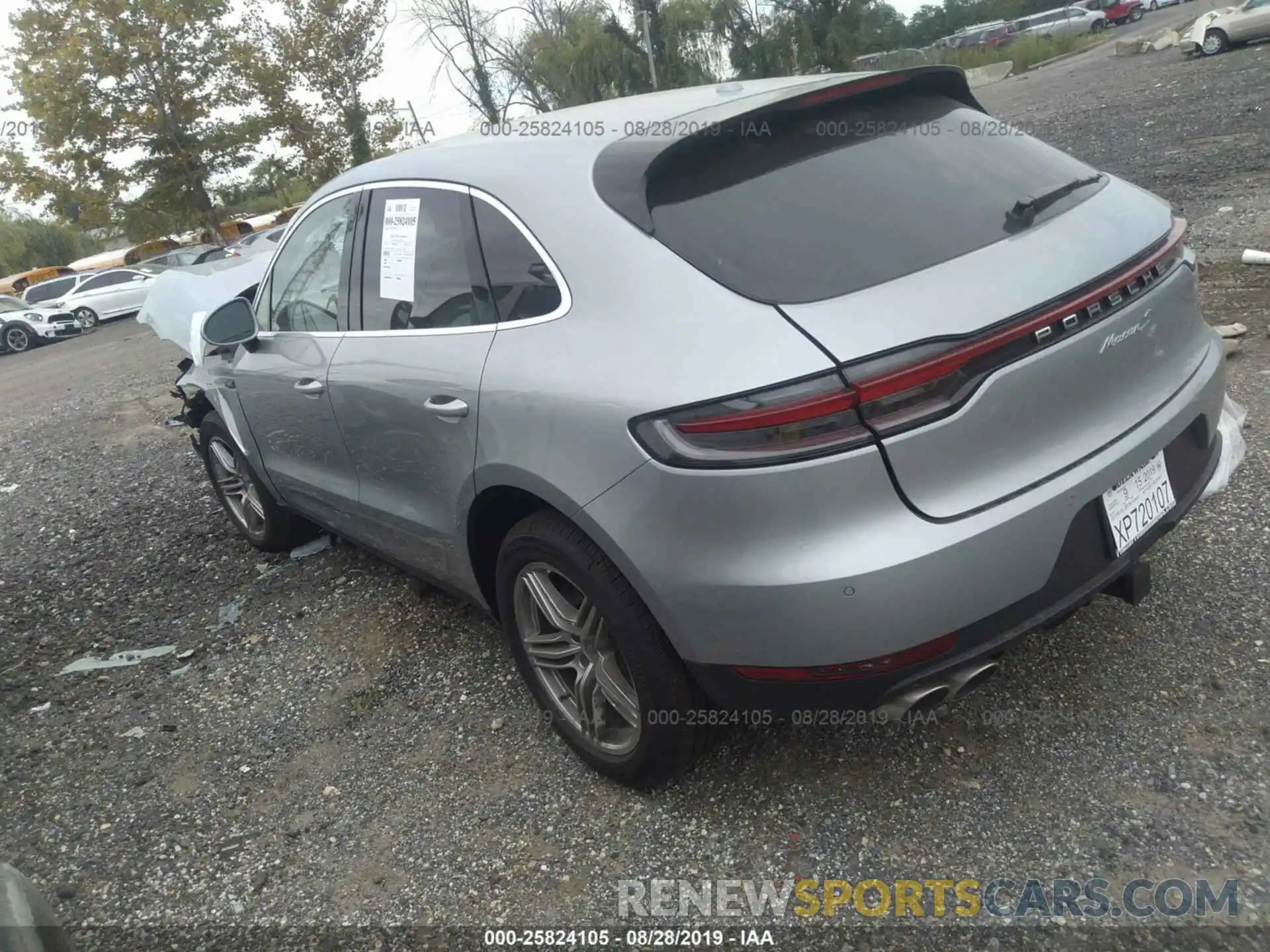 3 Фотография поврежденного автомобиля WP1AB2A57KLB33441 PORSCHE MACAN 2019