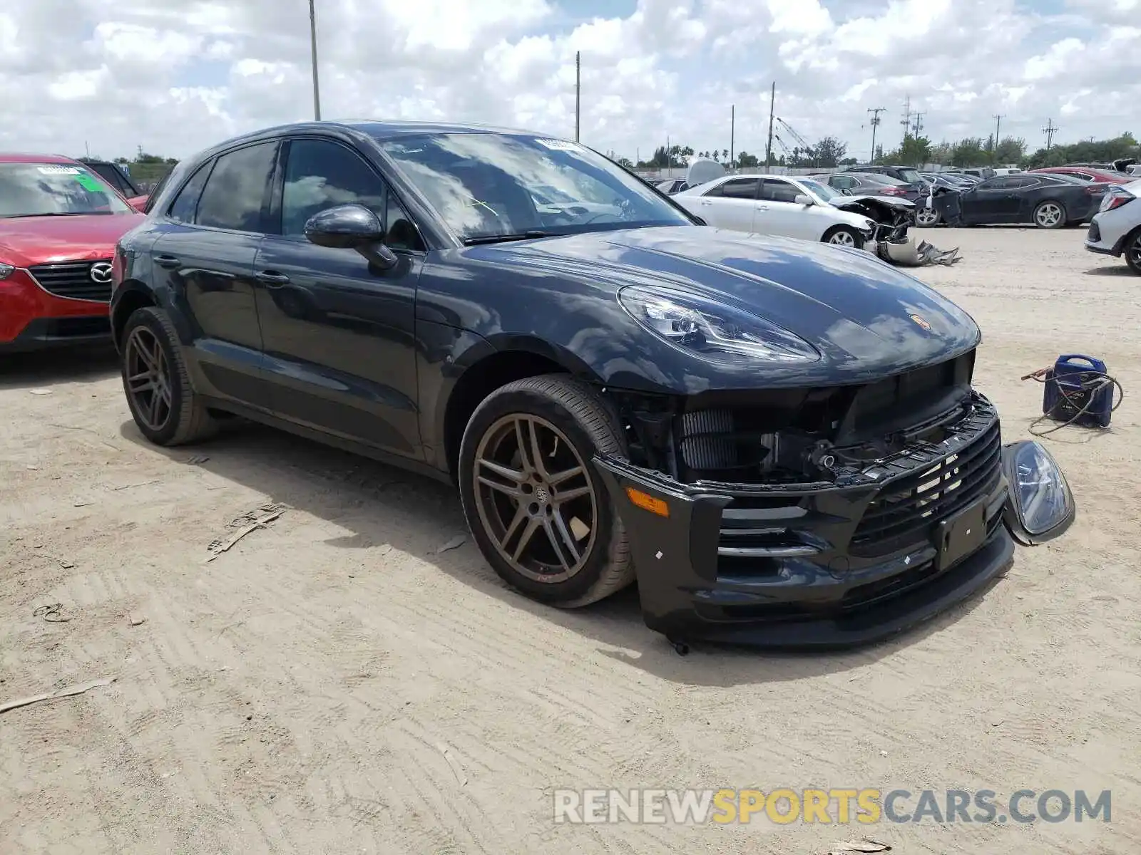 1 Photograph of a damaged car WP1AB2A58KLB32072 PORSCHE MACAN 2019