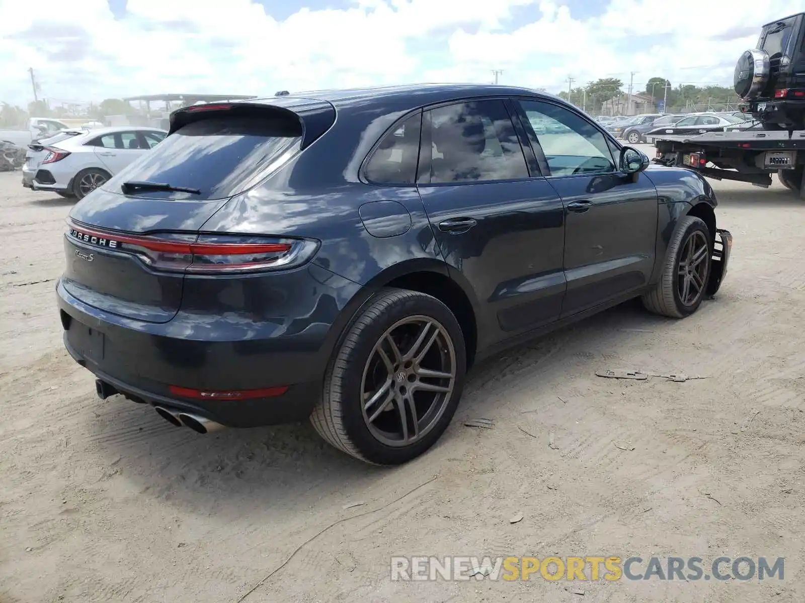 4 Фотография поврежденного автомобиля WP1AB2A58KLB32072 PORSCHE MACAN 2019