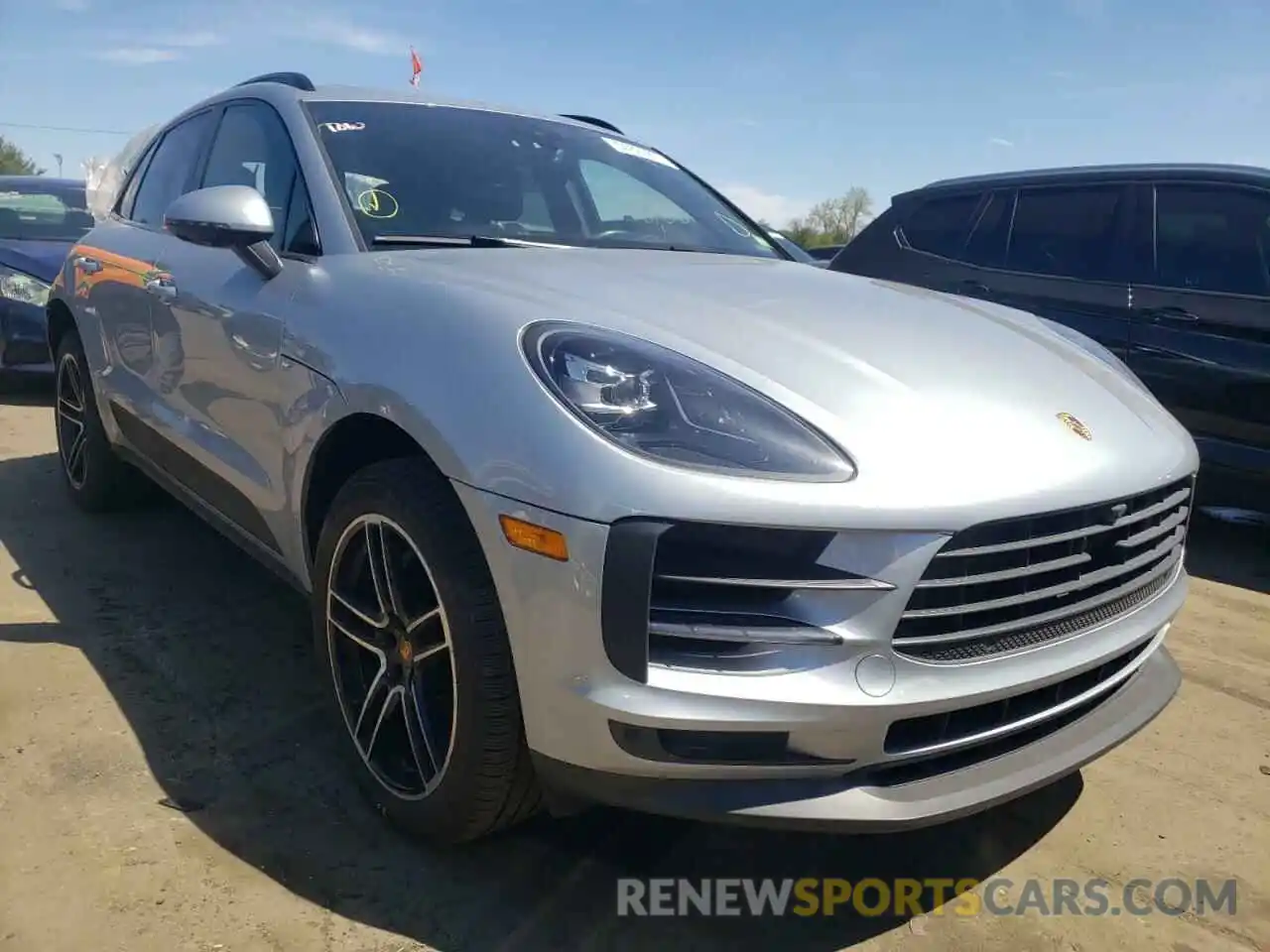 1 Photograph of a damaged car WP1AB2A58KLB34579 PORSCHE MACAN 2019