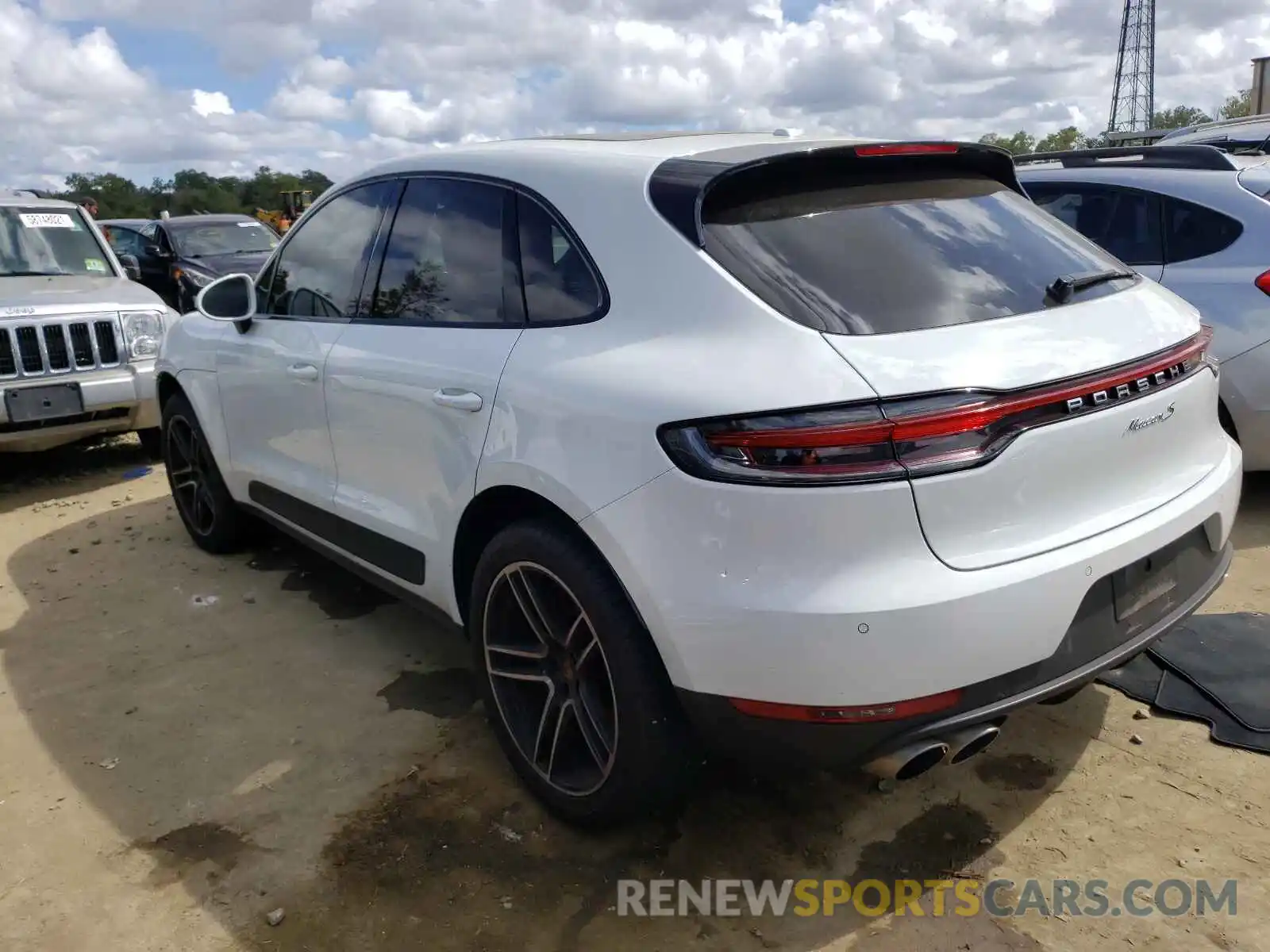 3 Фотография поврежденного автомобиля WP1AB2A59KLB31609 PORSCHE MACAN 2019