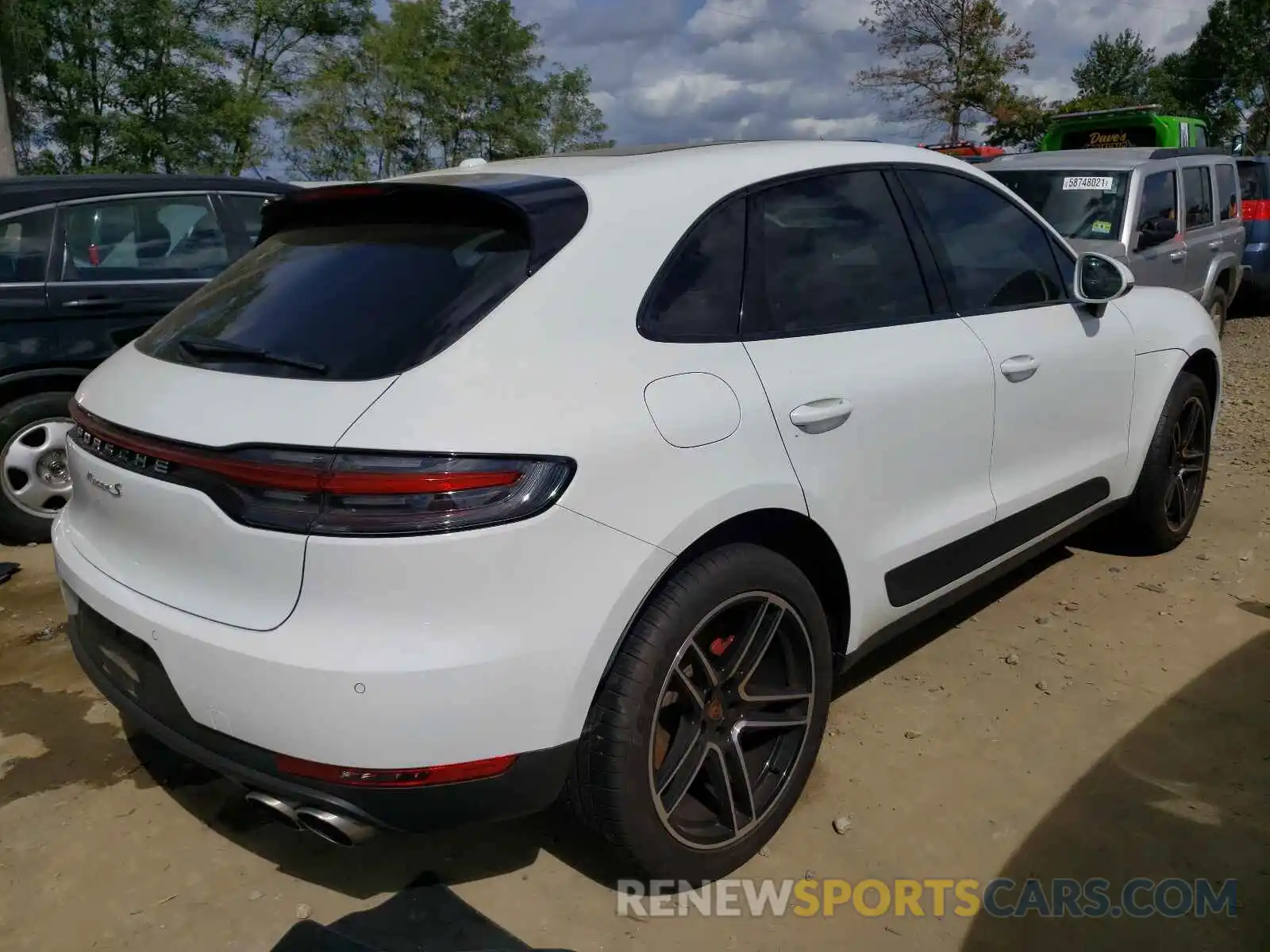 4 Фотография поврежденного автомобиля WP1AB2A59KLB31609 PORSCHE MACAN 2019