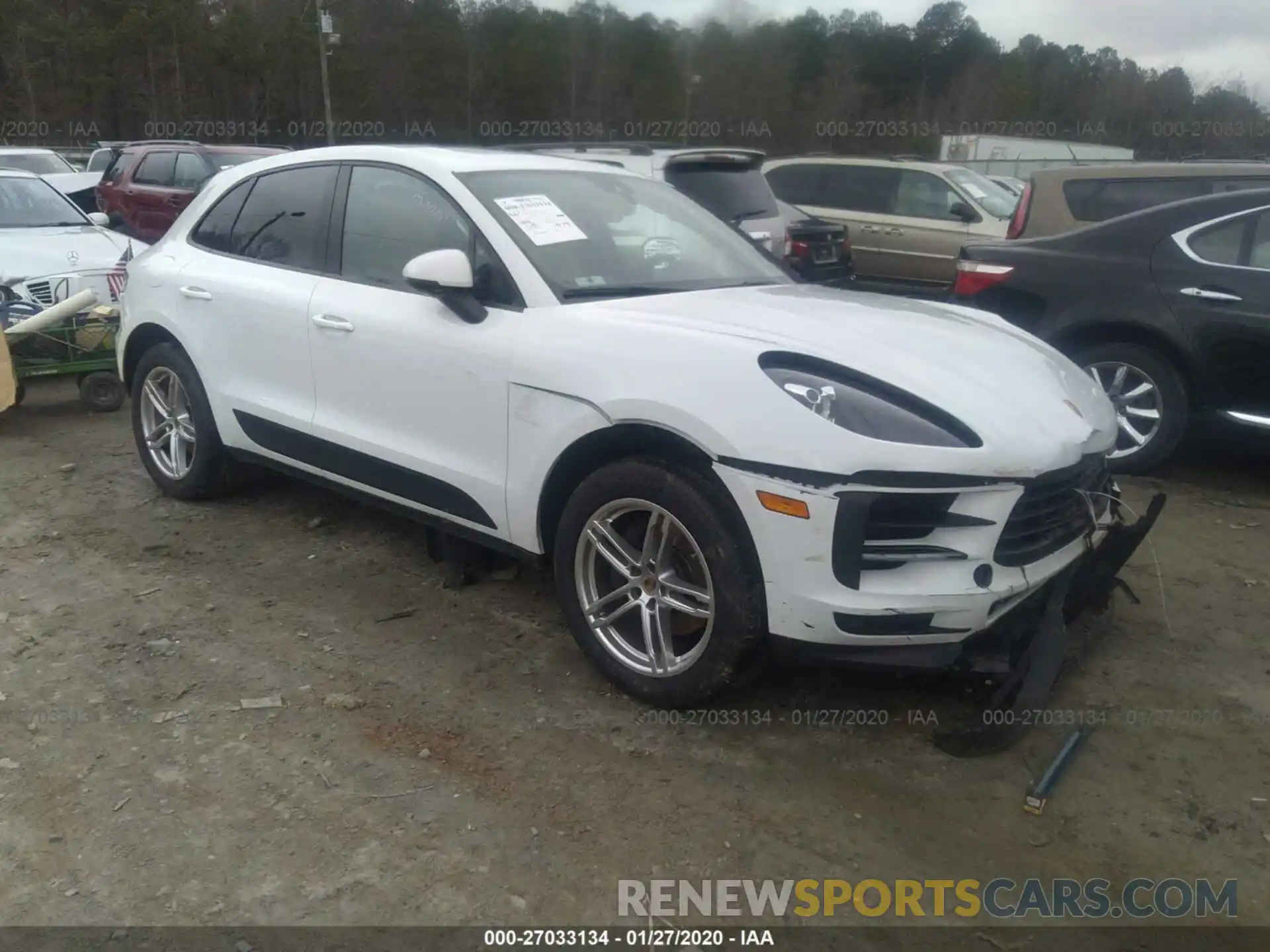 1 Photograph of a damaged car WP1AA2A50LLB00334 PORSCHE MACAN 2020