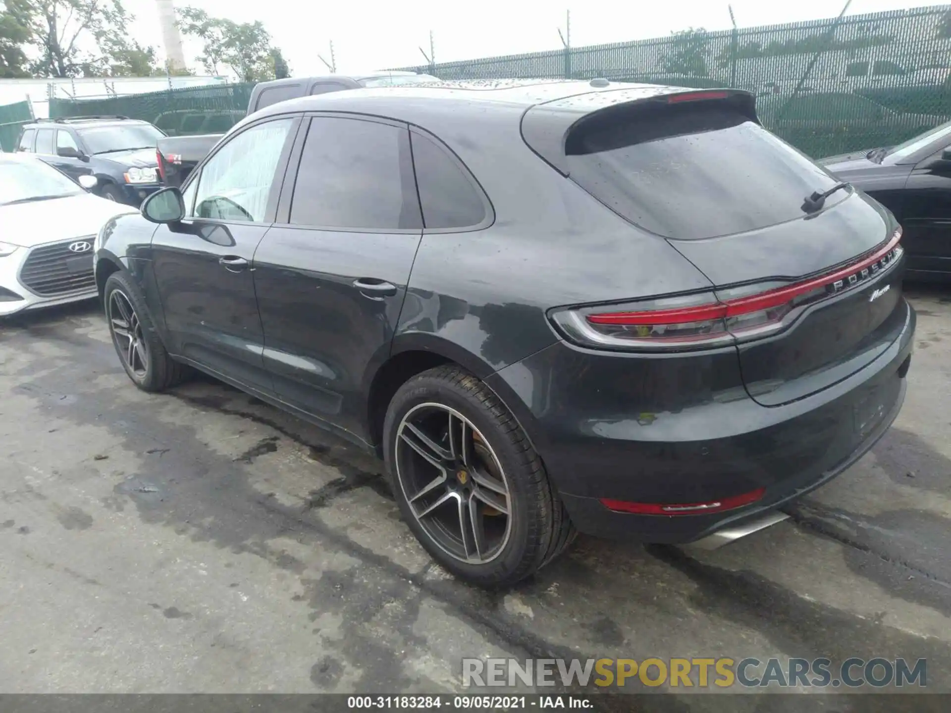 3 Photograph of a damaged car WP1AA2A50LLB01502 PORSCHE MACAN 2020