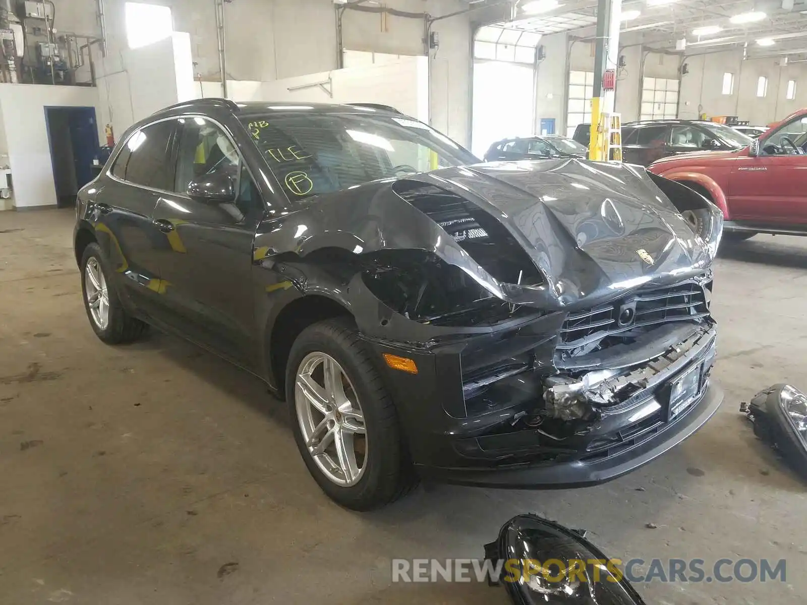 1 Photograph of a damaged car WP1AA2A50LLB01578 PORSCHE MACAN 2020