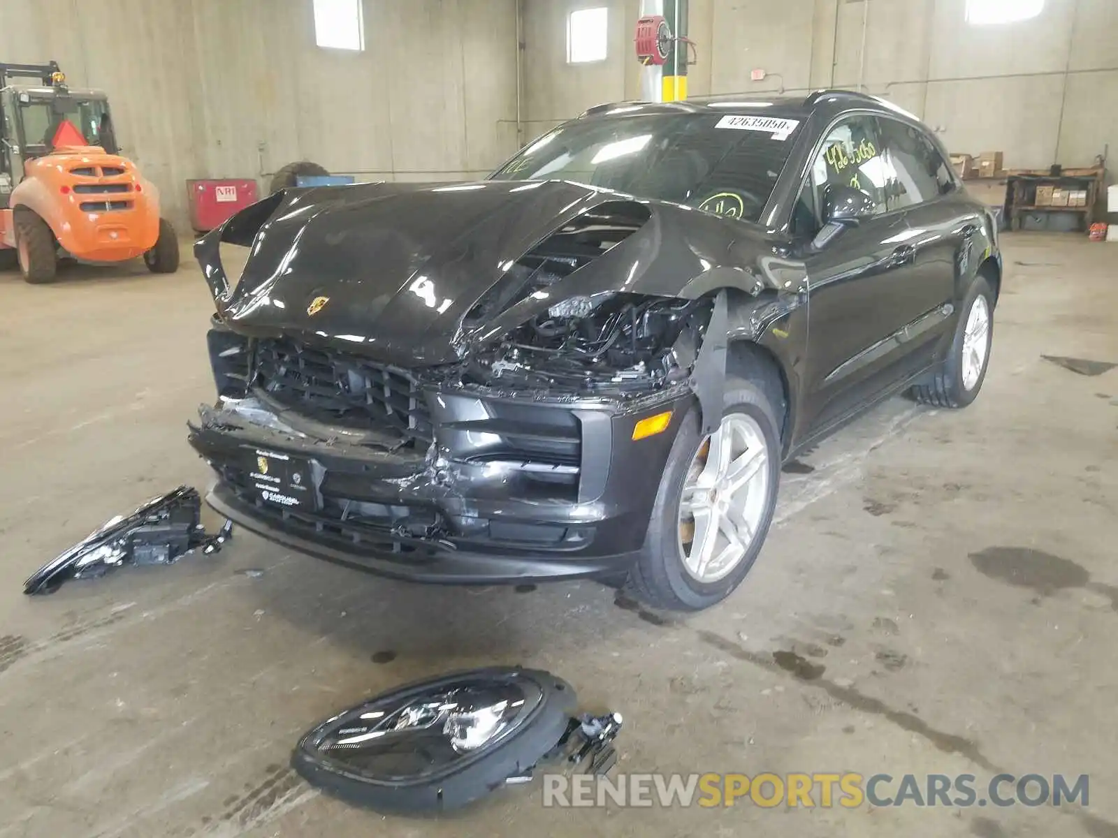 2 Photograph of a damaged car WP1AA2A50LLB01578 PORSCHE MACAN 2020