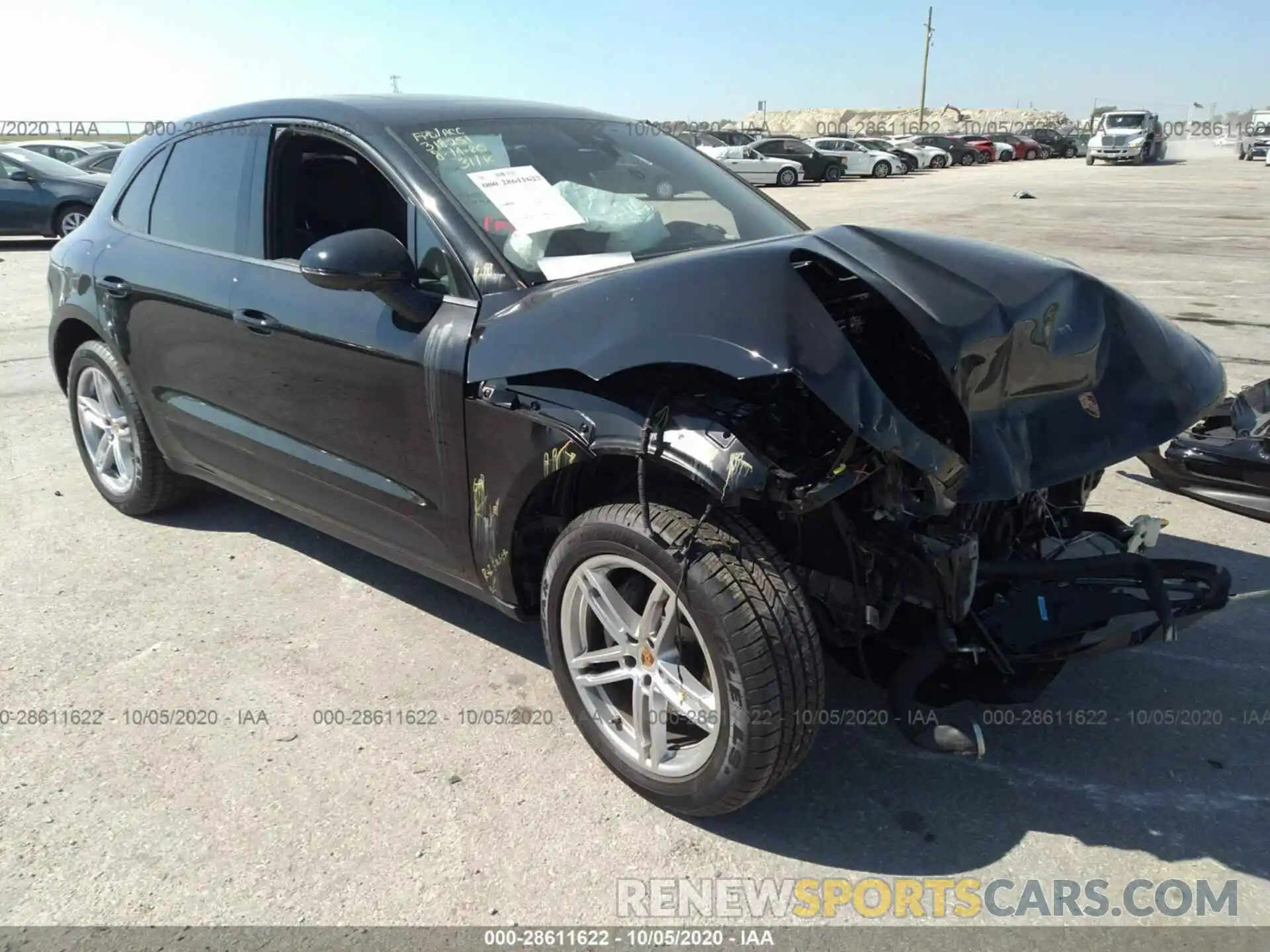 1 Photograph of a damaged car WP1AA2A50LLB07560 PORSCHE MACAN 2020