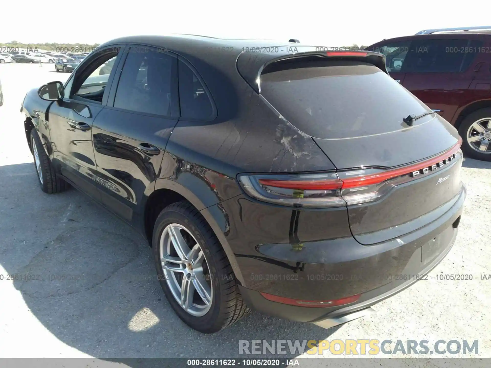 3 Photograph of a damaged car WP1AA2A50LLB07560 PORSCHE MACAN 2020