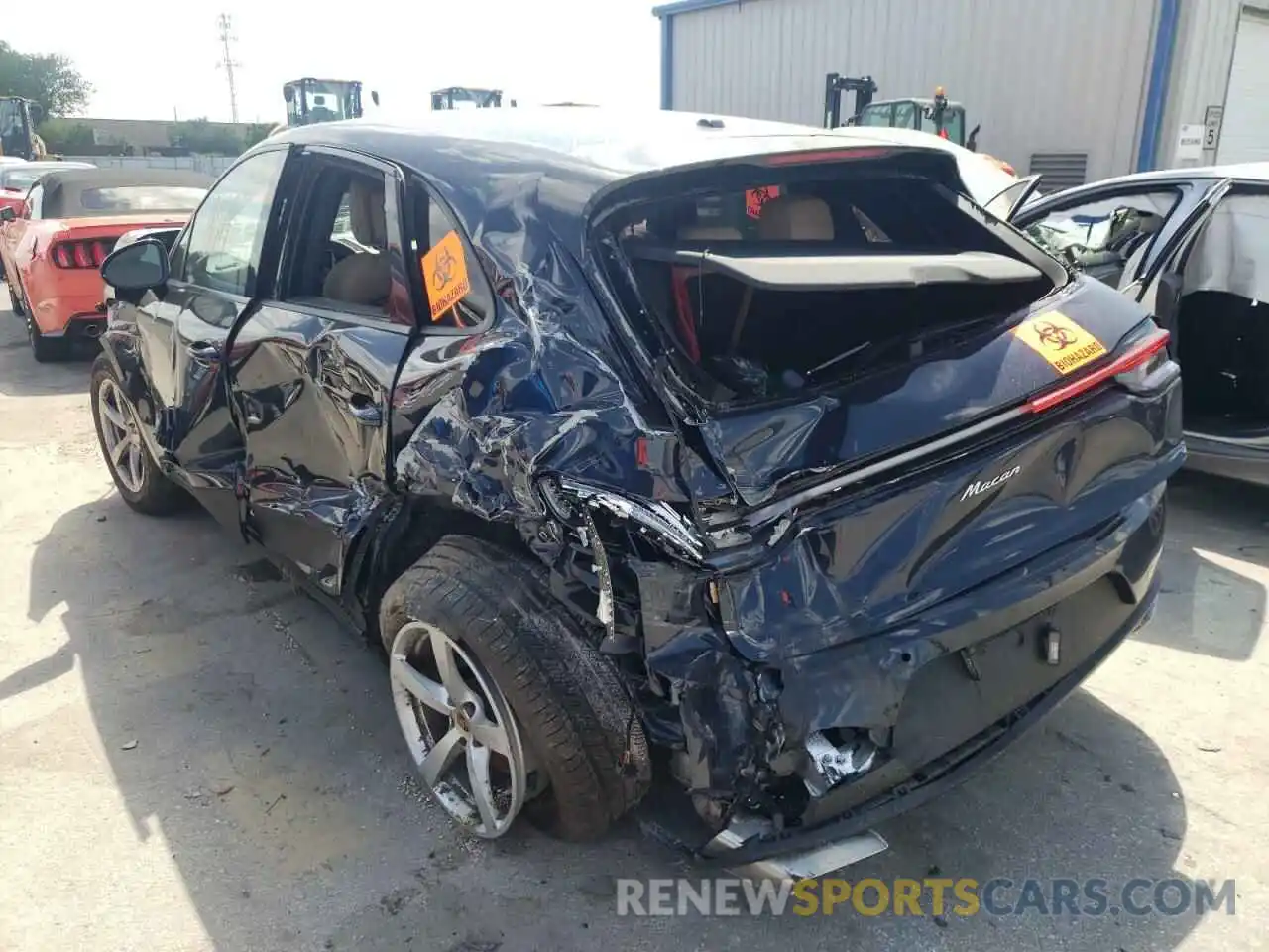 3 Photograph of a damaged car WP1AA2A51LLB01475 PORSCHE MACAN 2020