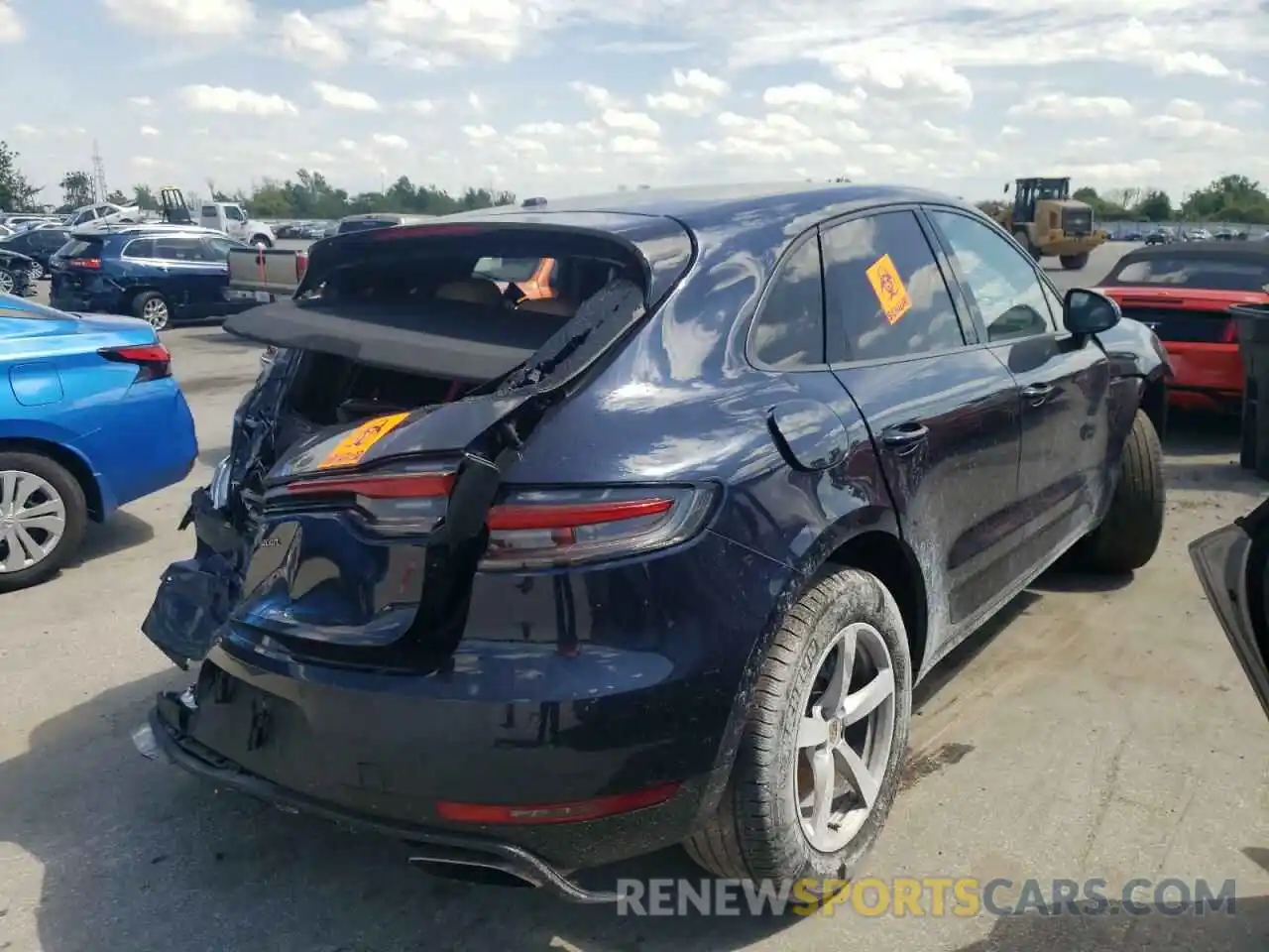 4 Photograph of a damaged car WP1AA2A51LLB01475 PORSCHE MACAN 2020