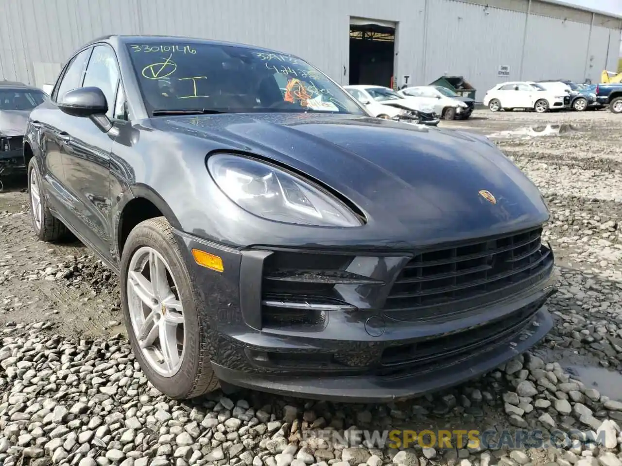 1 Photograph of a damaged car WP1AA2A51LLB01699 PORSCHE MACAN 2020