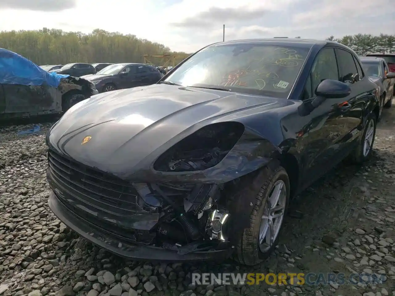 2 Photograph of a damaged car WP1AA2A51LLB01699 PORSCHE MACAN 2020