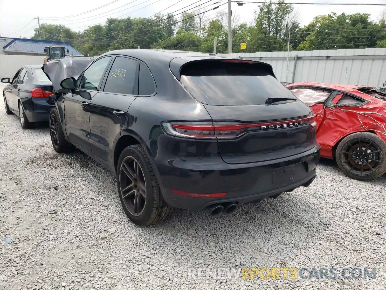 3 Photograph of a damaged car WP1AA2A51LLB01749 PORSCHE MACAN 2020