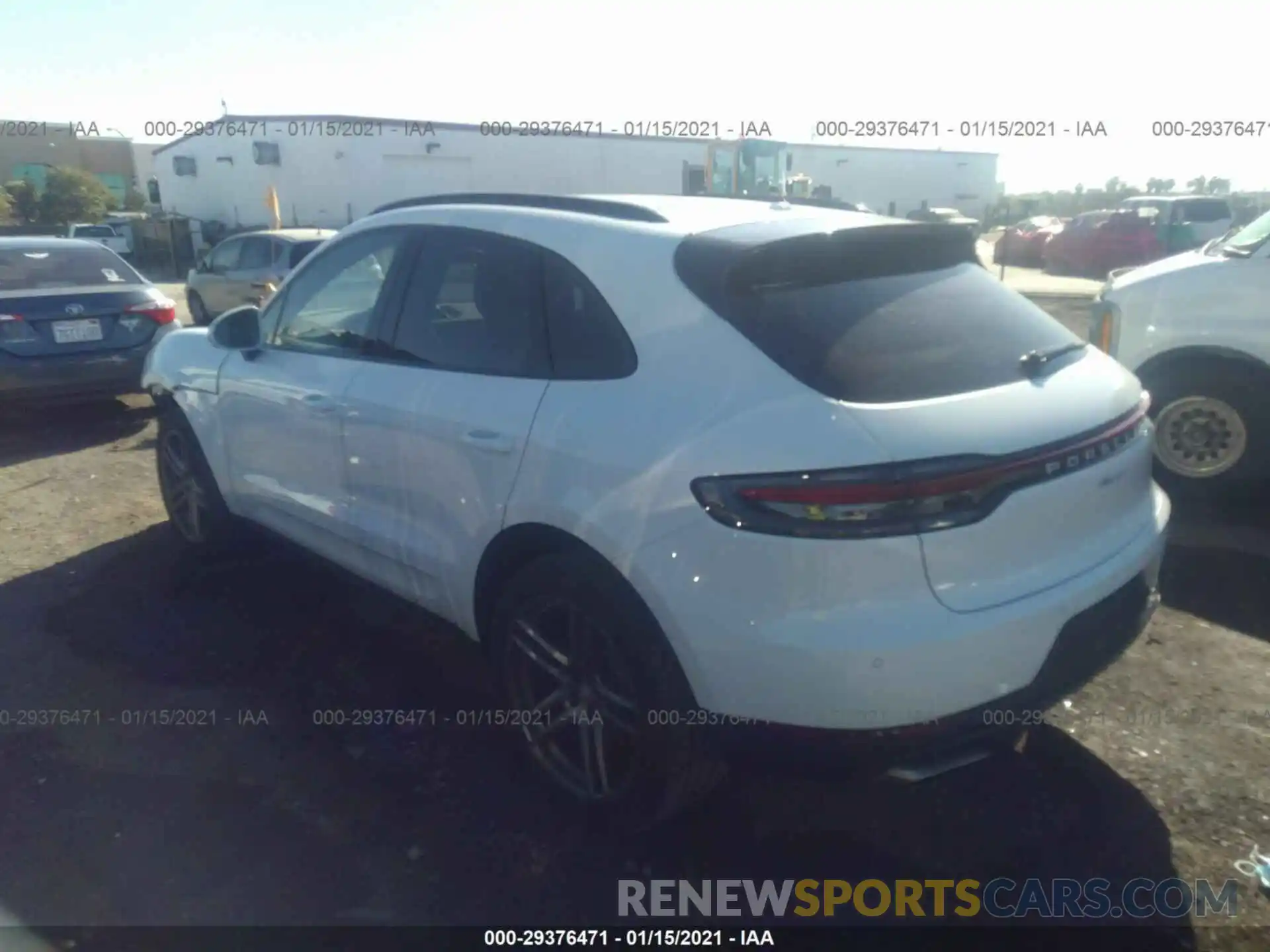 3 Photograph of a damaged car WP1AA2A51LLB01816 PORSCHE MACAN 2020