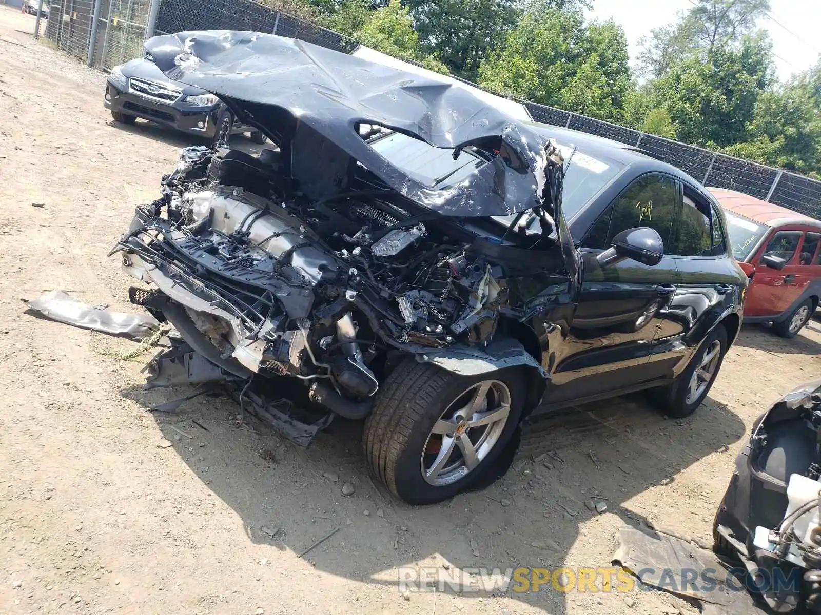 2 Photograph of a damaged car WP1AA2A51LLB05560 PORSCHE MACAN 2020