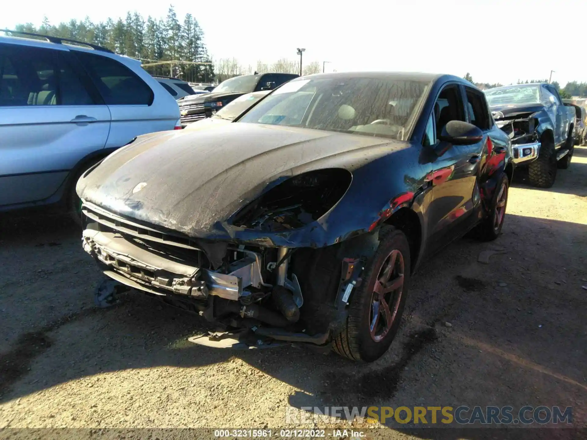 2 Photograph of a damaged car WP1AA2A51LLB05753 PORSCHE MACAN 2020