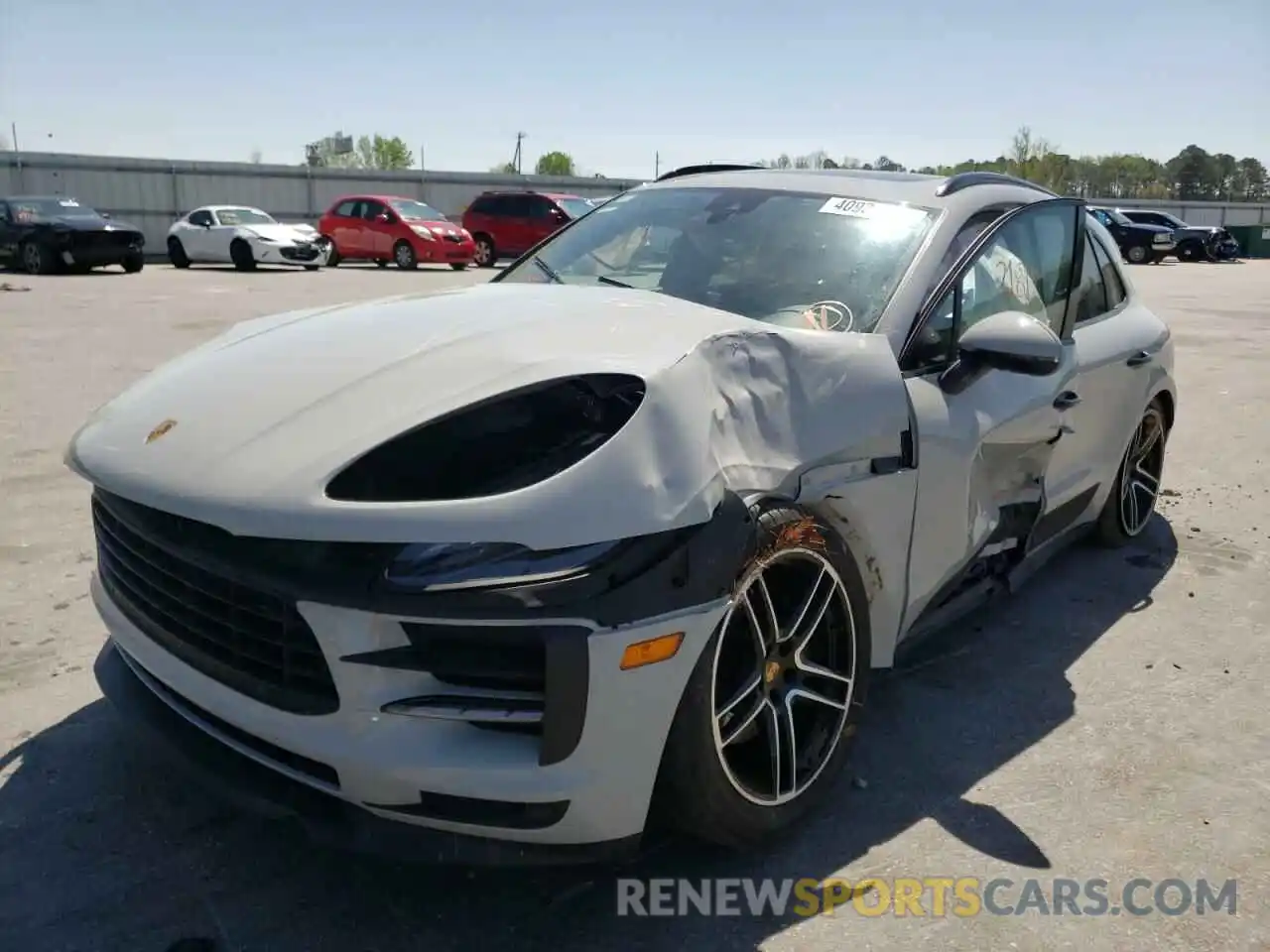 2 Photograph of a damaged car WP1AA2A51LLB11729 PORSCHE MACAN 2020