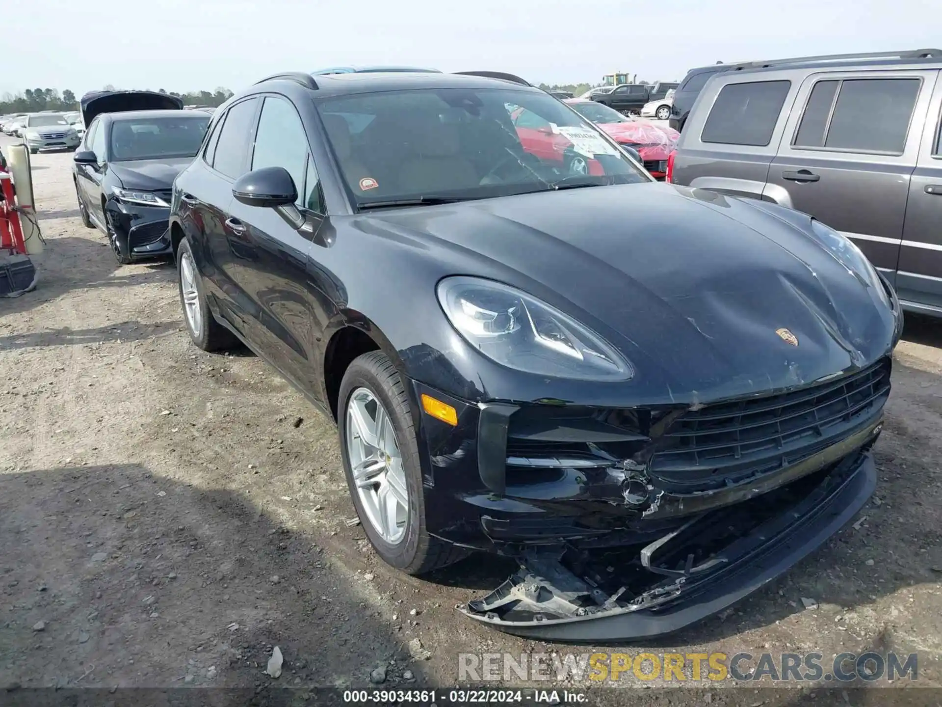 1 Photograph of a damaged car WP1AA2A52LLB01033 PORSCHE MACAN 2020