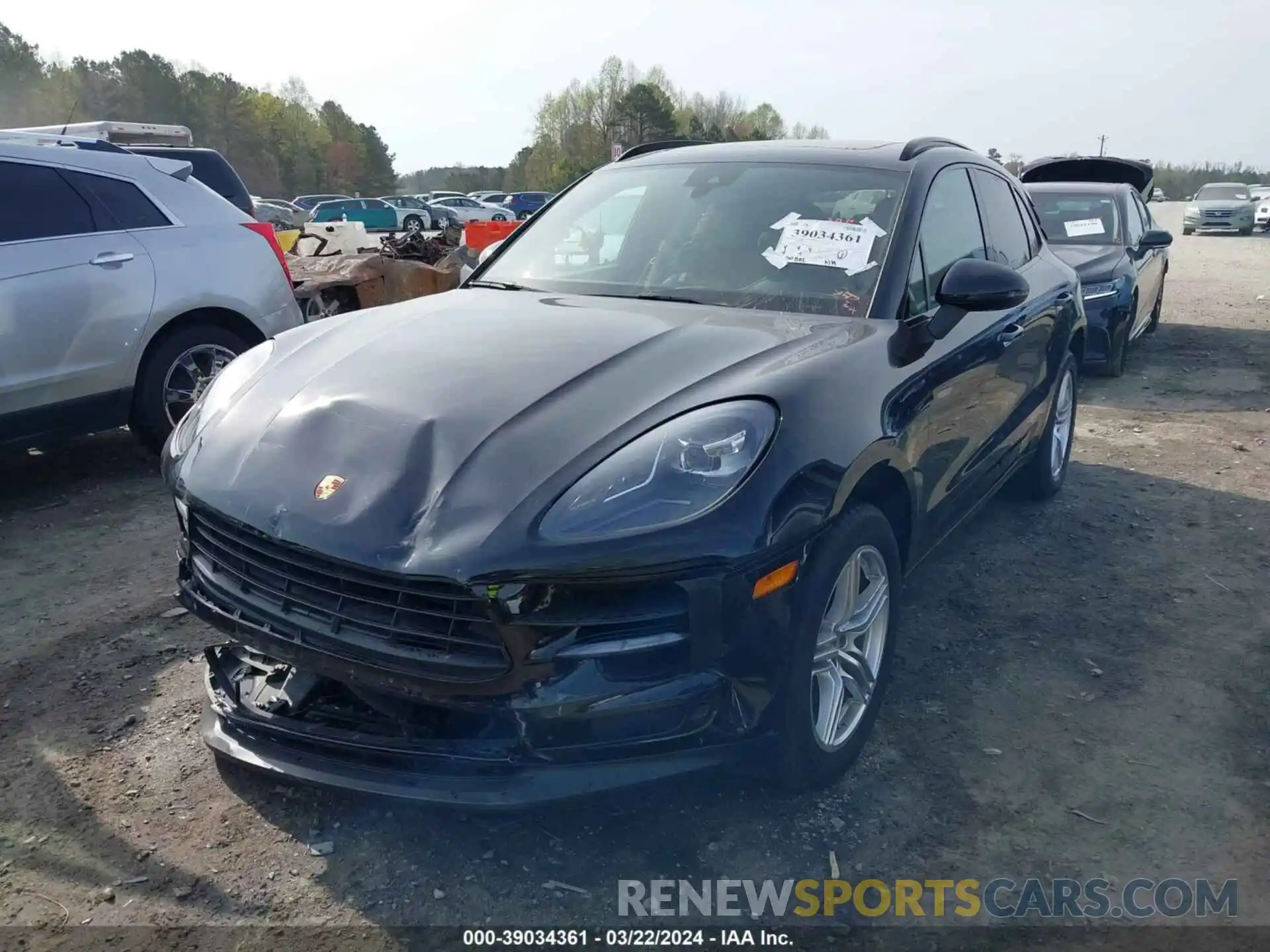 2 Фотография поврежденного автомобиля WP1AA2A52LLB01033 PORSCHE MACAN 2020