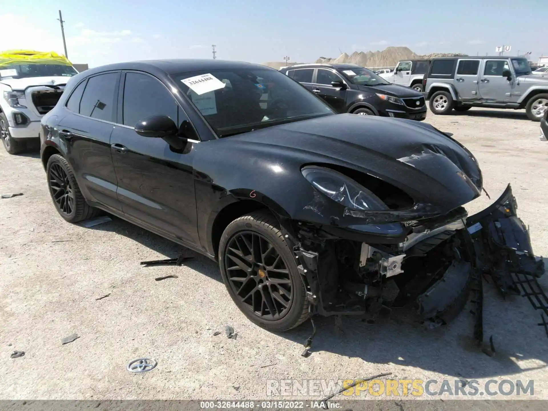 1 Photograph of a damaged car WP1AA2A52LLB02313 PORSCHE MACAN 2020