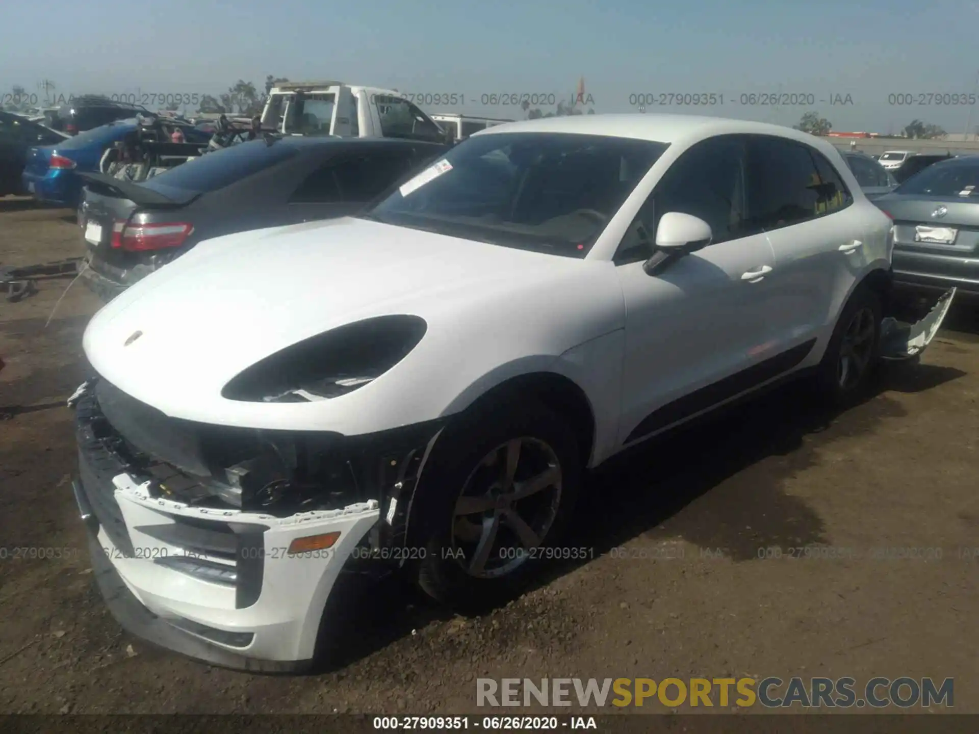 2 Photograph of a damaged car WP1AA2A52LLB03204 PORSCHE MACAN 2020