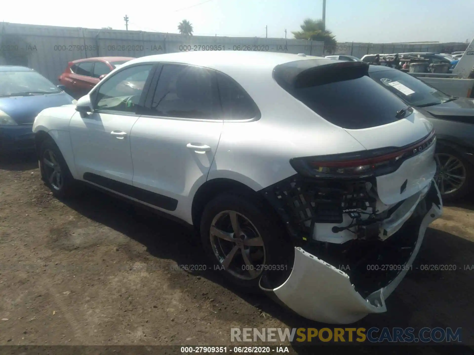 3 Photograph of a damaged car WP1AA2A52LLB03204 PORSCHE MACAN 2020