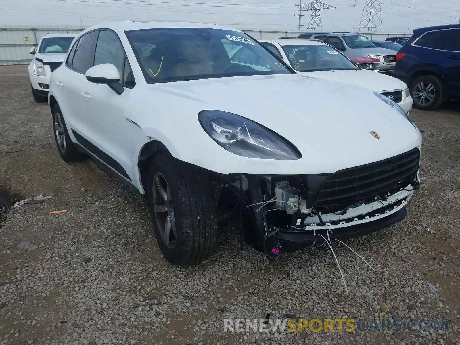 1 Photograph of a damaged car WP1AA2A52LLB07589 PORSCHE MACAN 2020